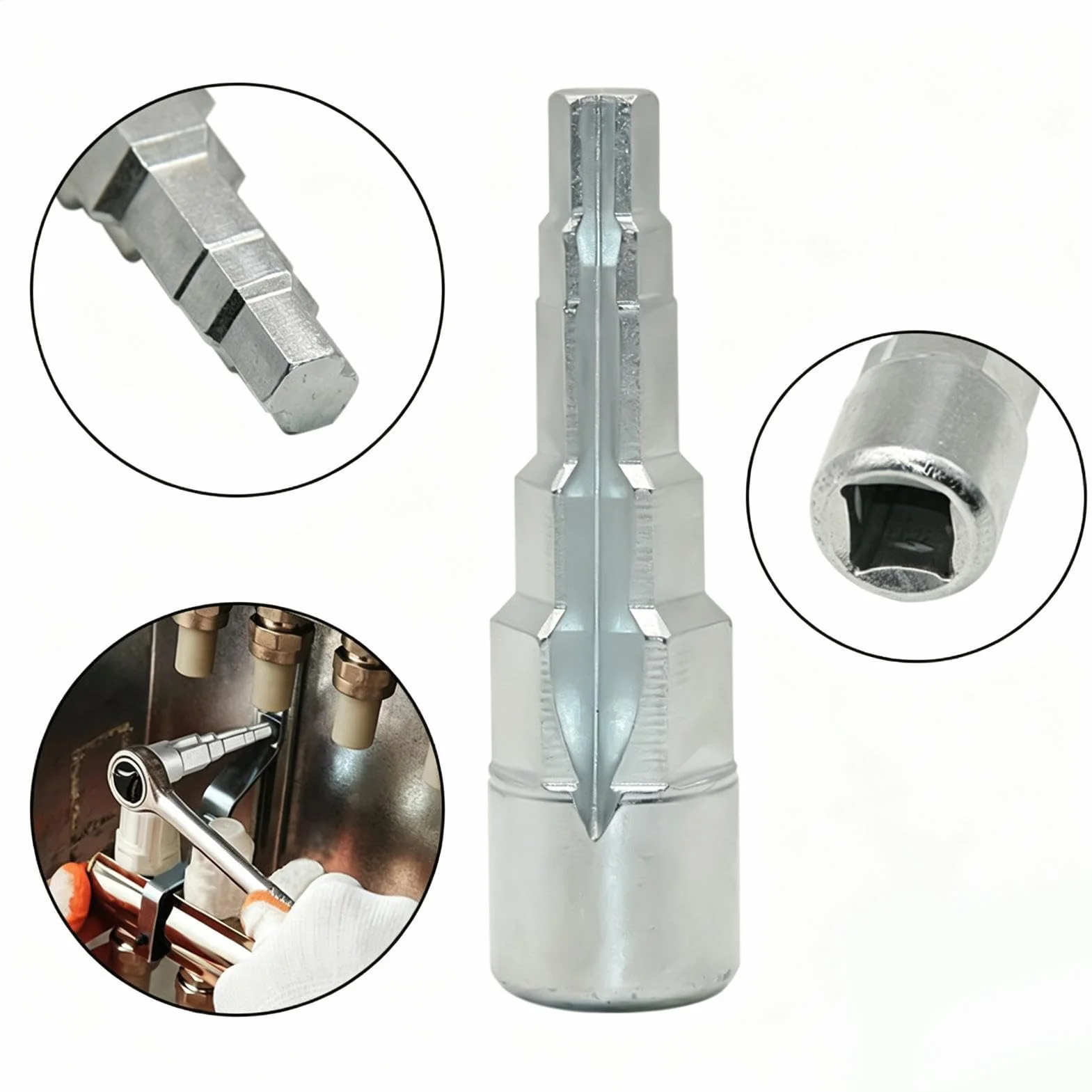 Klucz Do Nypli Narzędzie konserwacyjne 12,7 mm Przyrząd Do Demontażu Nypli, Grzejników, Hydrauliki