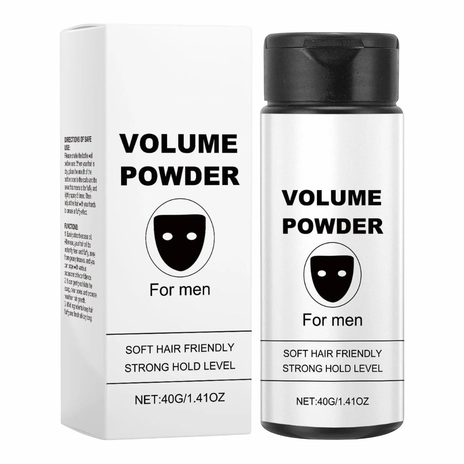 Styling Powder, Volumizing Powder, Texturizing Hair Dust, Lightweight Matte Finish, Instant Lift, Ideal for Grooming Parties and Daily Use, 40g, White Color, 1 Pack