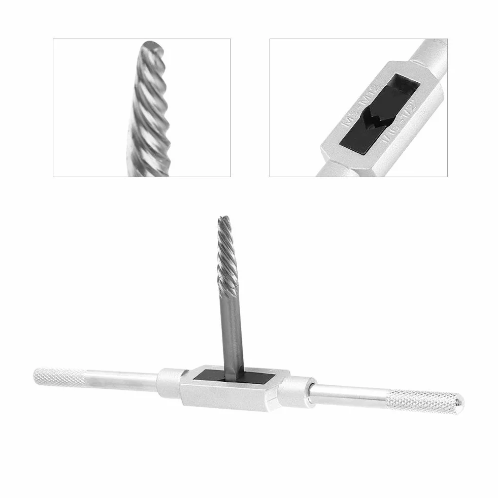 Zestaw wykrętaków do śrub Jectse 11 szt. 2,0-7,5 mm stal narzędziowa HHS