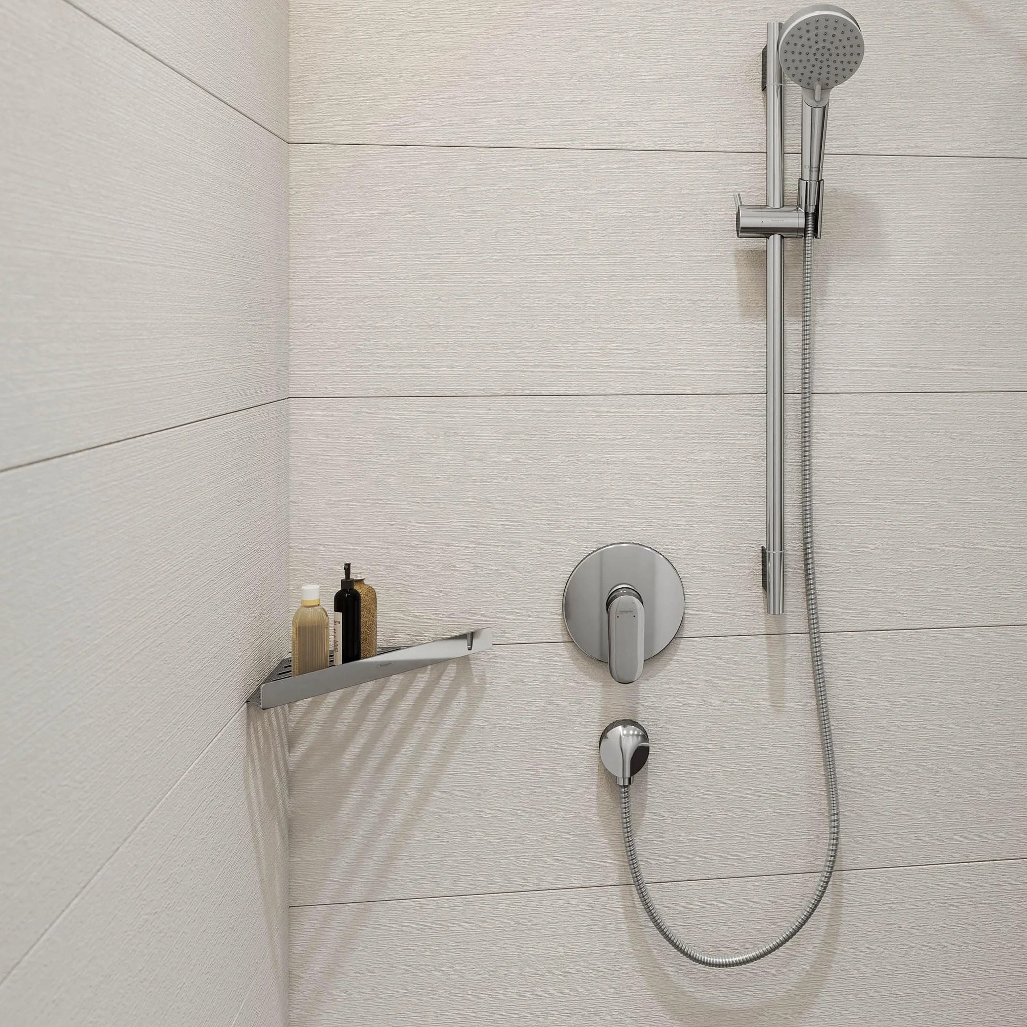 hansgrohe Talis S jednouchwytowa bateria umywalkowa z zestawem odpływowym klik-klak chrom 191 mm EcoSmart