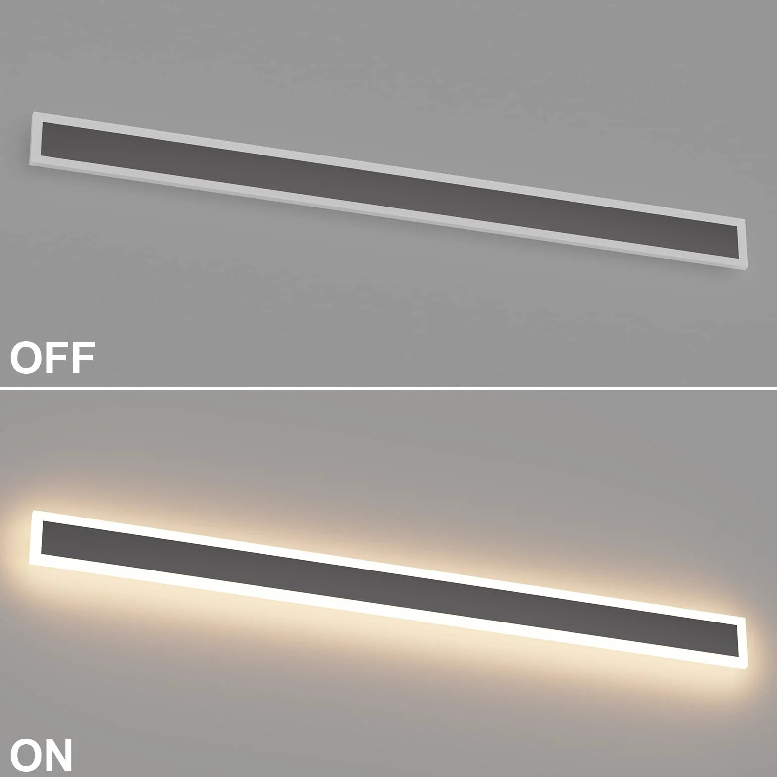 Klighten Lampa ścienna LED IP54 ciemnoszara wodoszczelna żelazna płyta akrylowa oświetlenie ścienne do ogrodu
