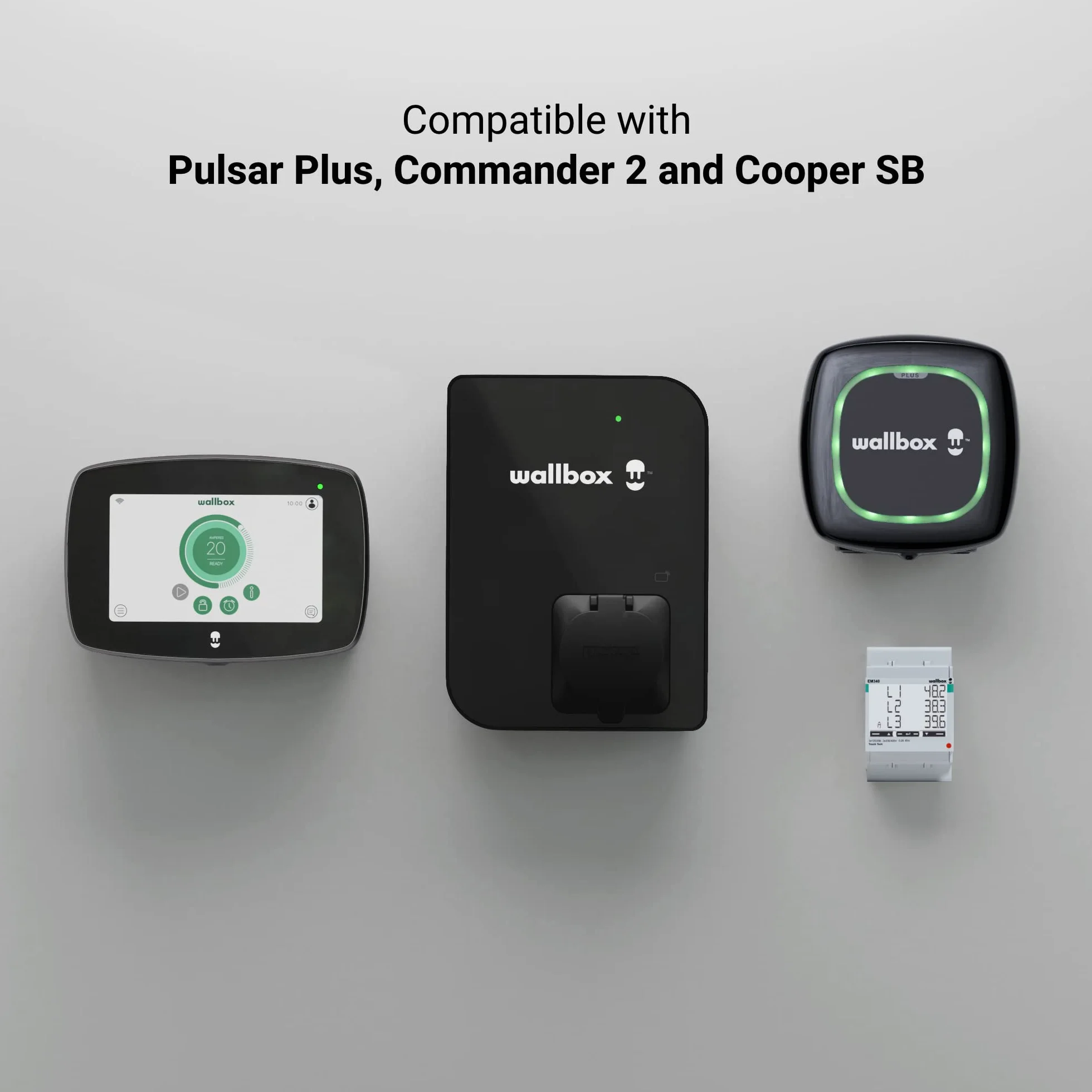 Wallbox Miernik mocy 3-fazowy, do 65 A, ECO Smart. Kompatybilny z Pulsar Max