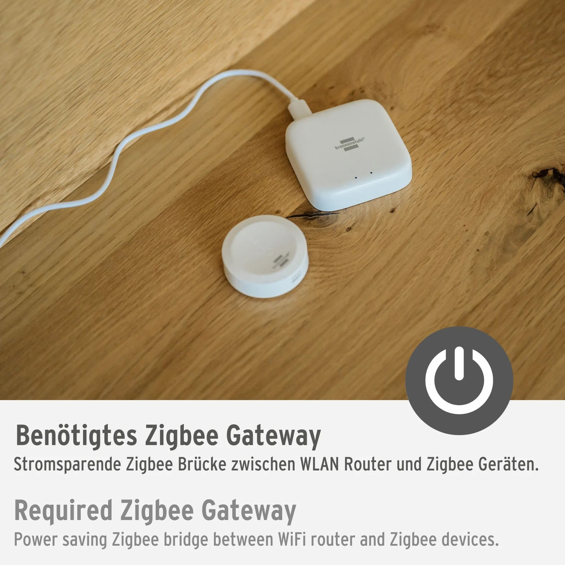 Brennenstuhl Connect Zigbee czujnik temperatury i wilgotności TFS CZ 01