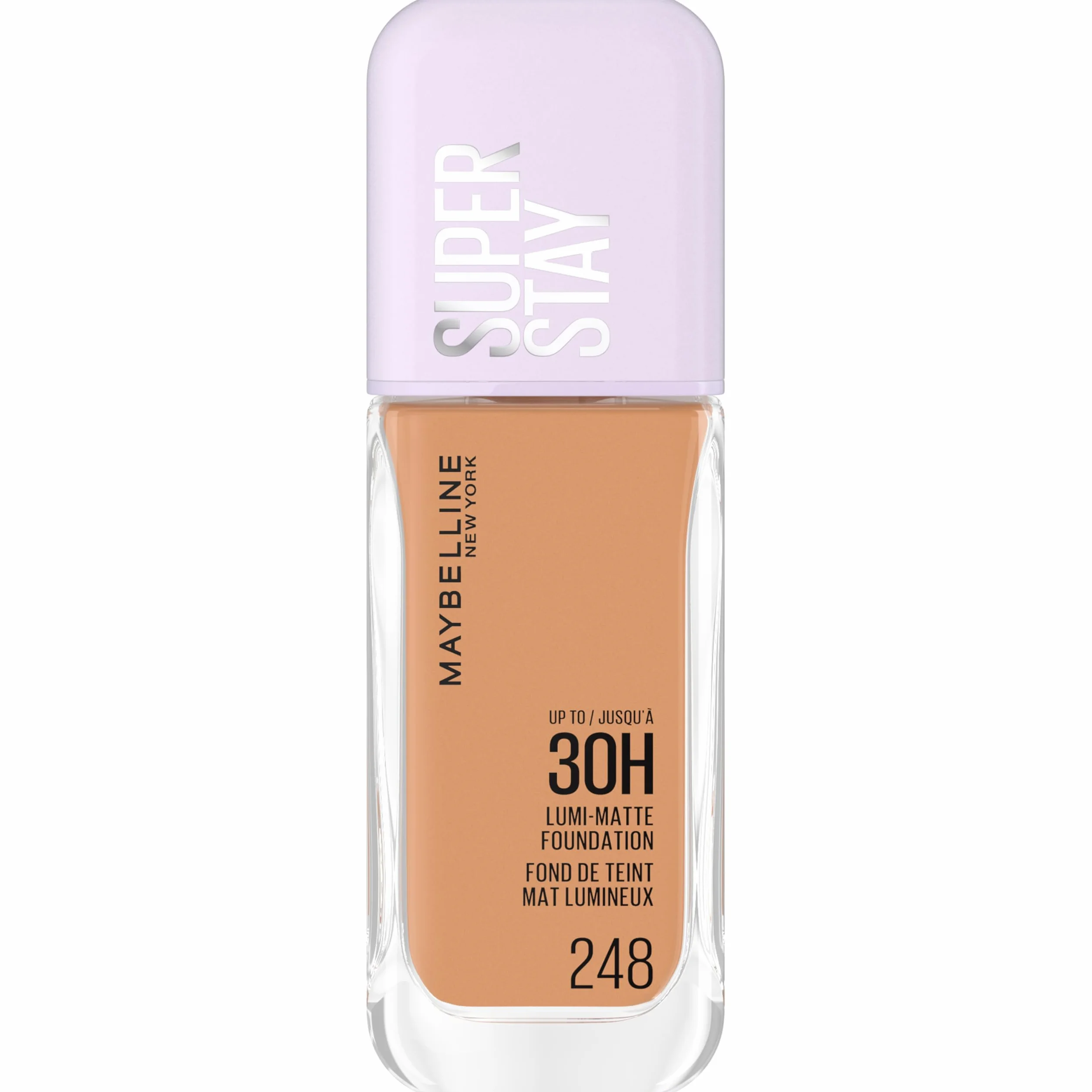 Maybelline New York podkład pod makijaż, do 30H, matowe wykończenie, Lumi Matte, odcień 248
