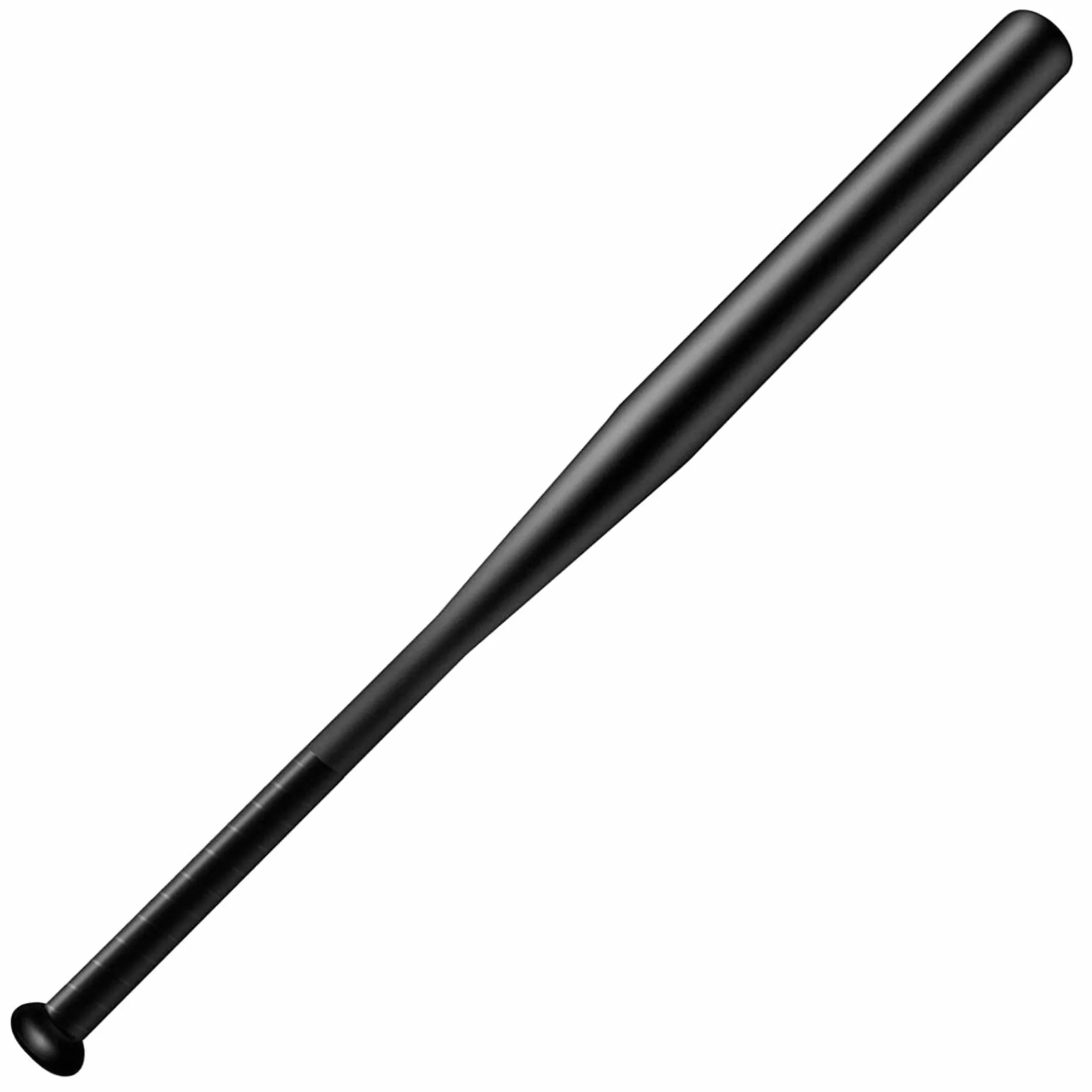 Kij baseballowy ze stali 81 cm wzmocniony super wytrzymały, waga 1,1 kg, czarny lub srebrny z uchwytem (CZARNY)