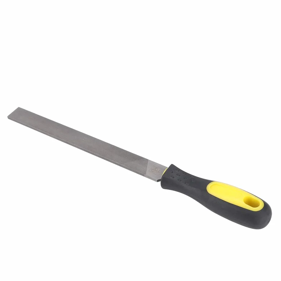 Pilnik Stalowy 8-calowy z Uchwytem Ostrzenie Narzędzie Kształtujące do Metalu Ergonomiczna Konstrukcja Specjalny Ząb