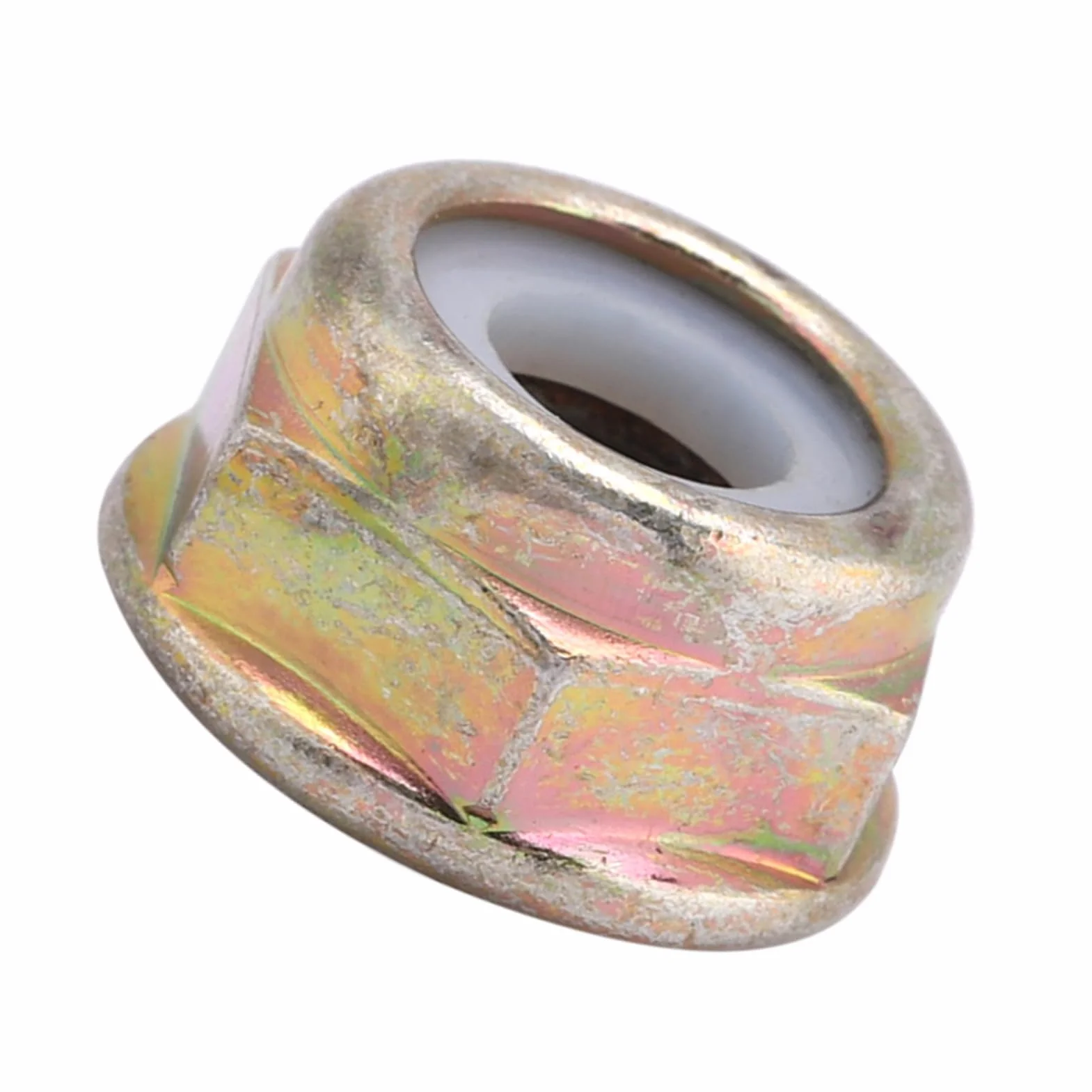 Nakrętka Noża M10X1,25 Lewa Strona Metalowa Do Kosiarki Trymera