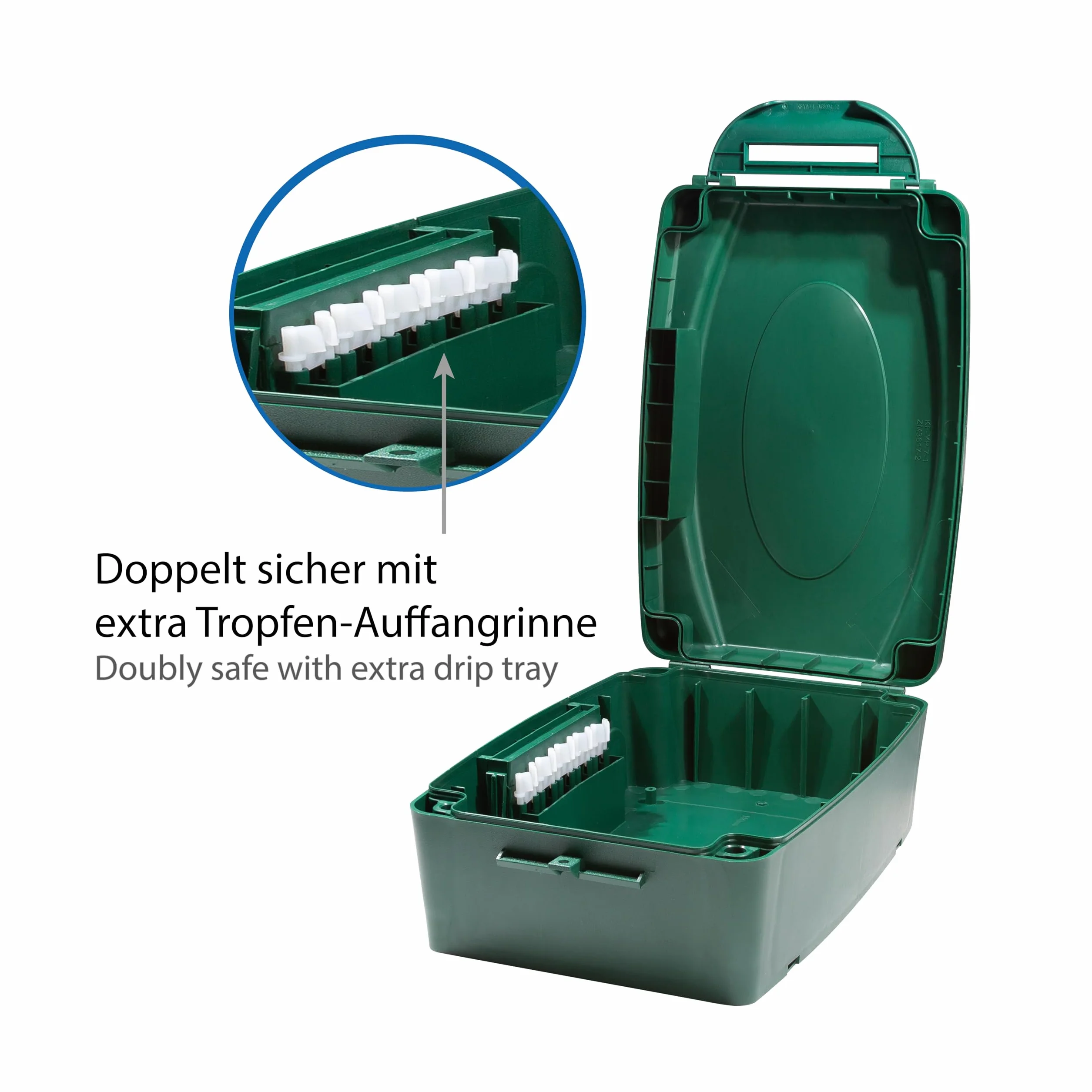 LogiLink Skrzynka elektroniczna IP54 32x21x11,5 cm zielona odporna na warunki atmosferyczne