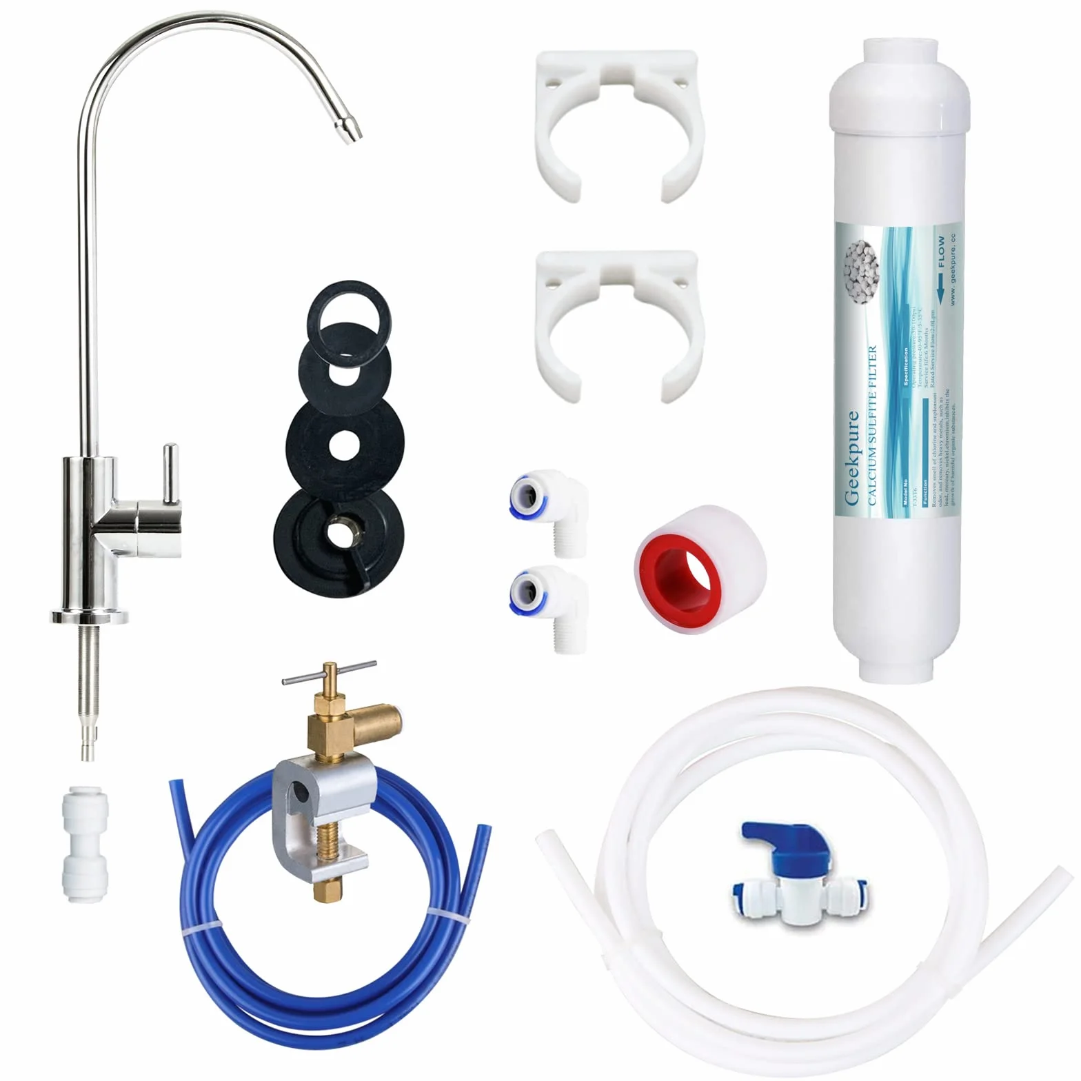 Geekpure Zestaw do filtracji wody pitnej pod zlewem System DIY