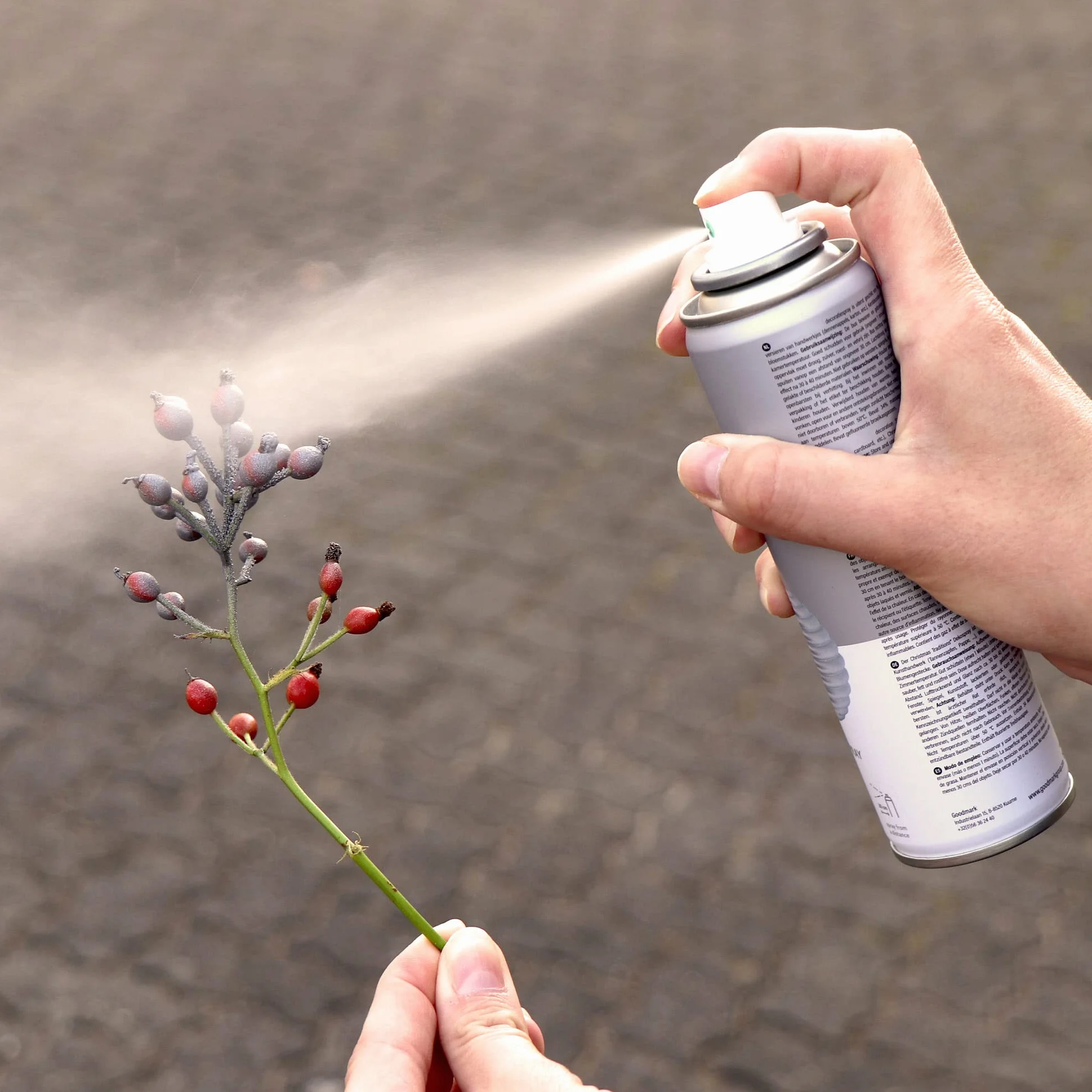 COM-FOUR® 2x Dekoracyjna Farba w Sprayu Srebrna Bezbarwny Lakier do Dekoracji i Rękodzieła (2 Sztuki)