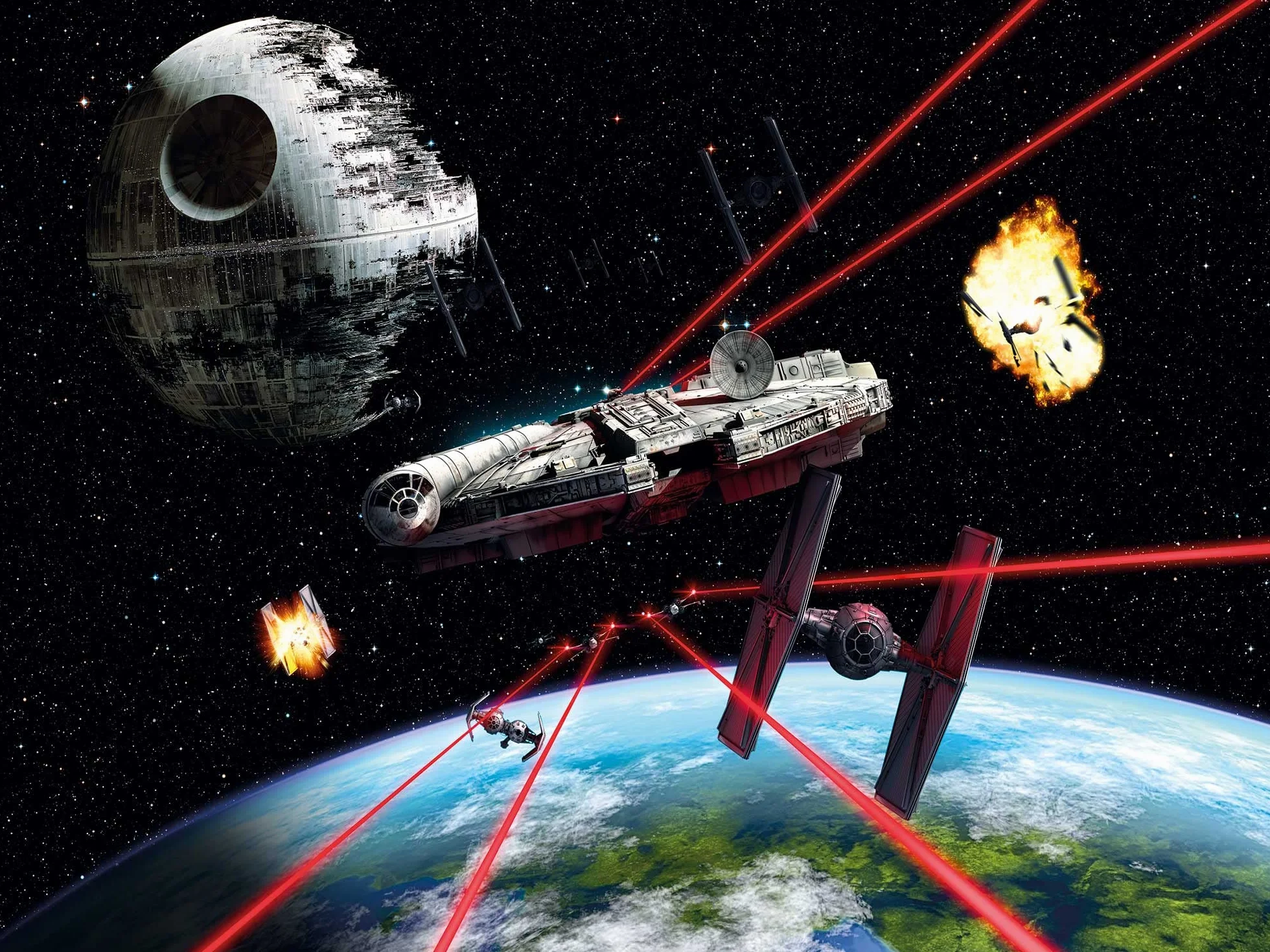 Fototapeta Star Wars Millennium Falcon 368 x 254 cm