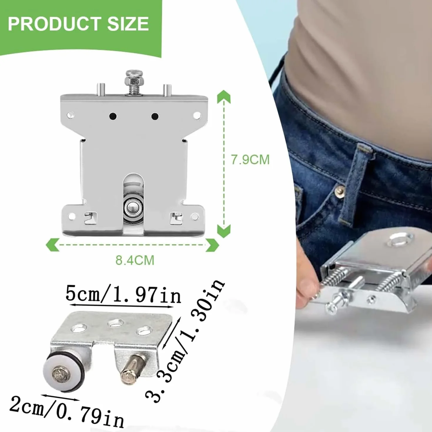 Uni-Fine 4 sztuki rolek do drzwi przesuwnych, prowadnica rolkowa metalowa, nośność 25 kg