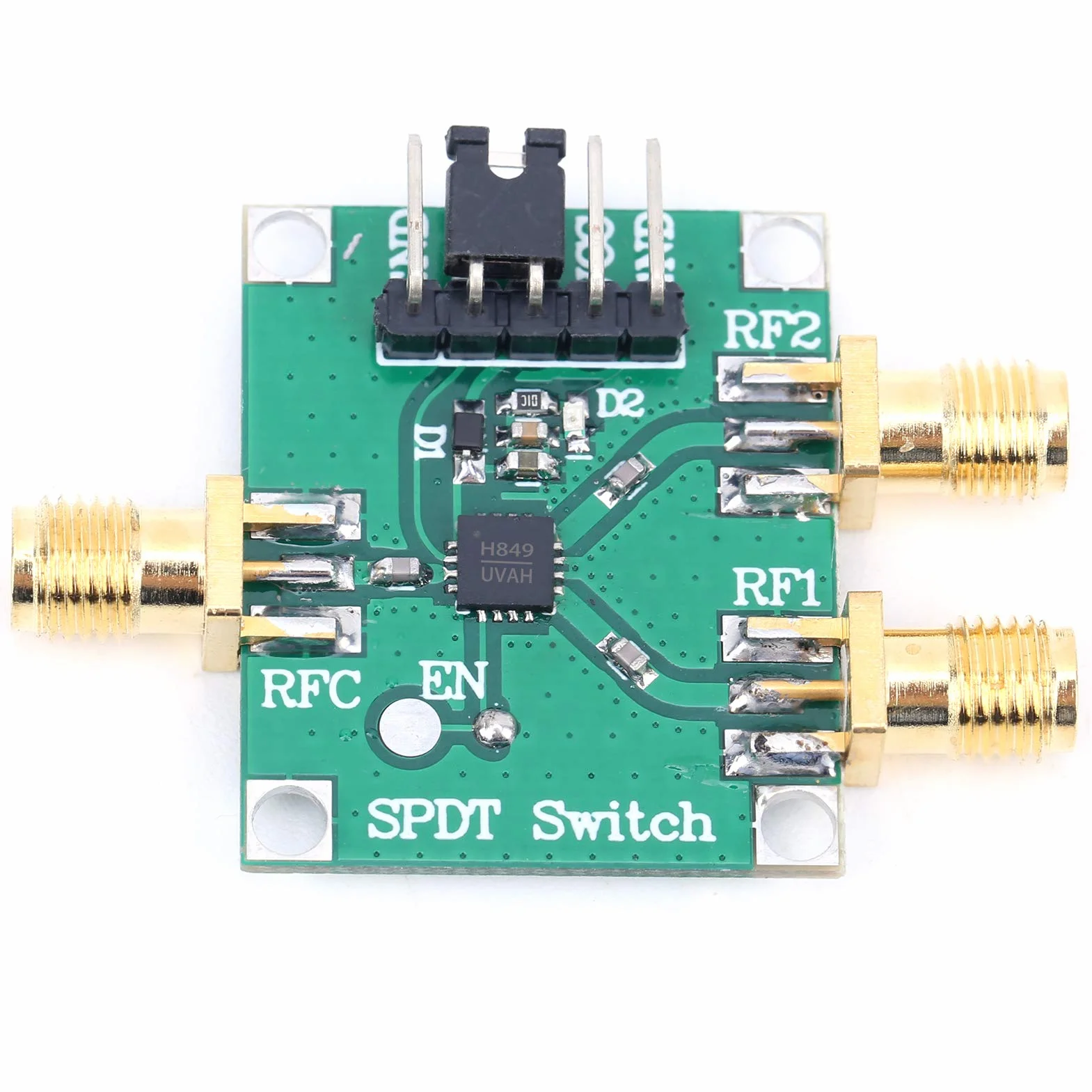 Standardowy moduł przełącznika RF, bezprzewodowy pilot zdalnego sterowania HMC349, HMC849 3-5V 50 omów z PCB,moduł