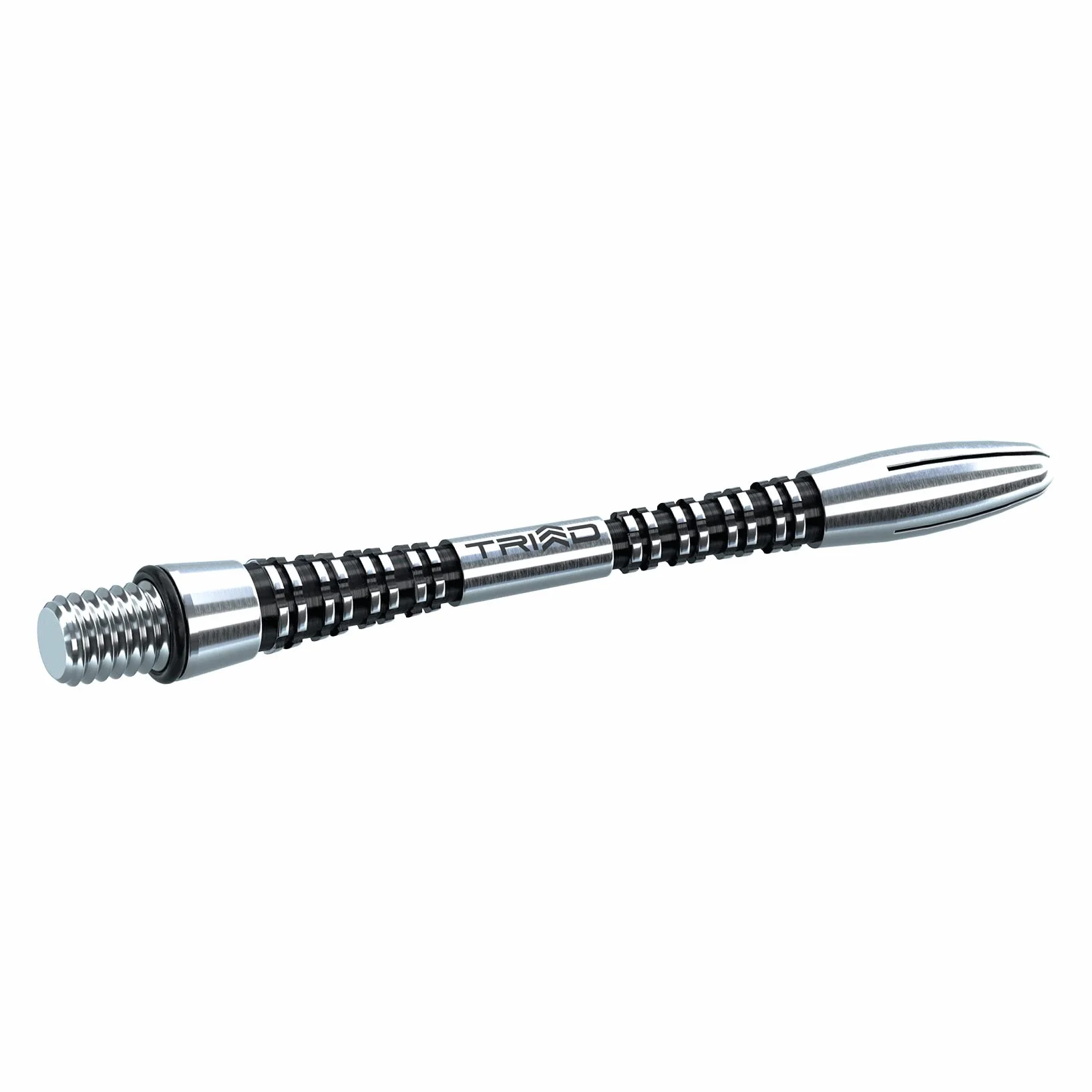 WINMAU Triad Aluminium Czarny Średni Łodygi do darta (wały) - 1 zestaw w opakowaniu (łącznie 3 wały)