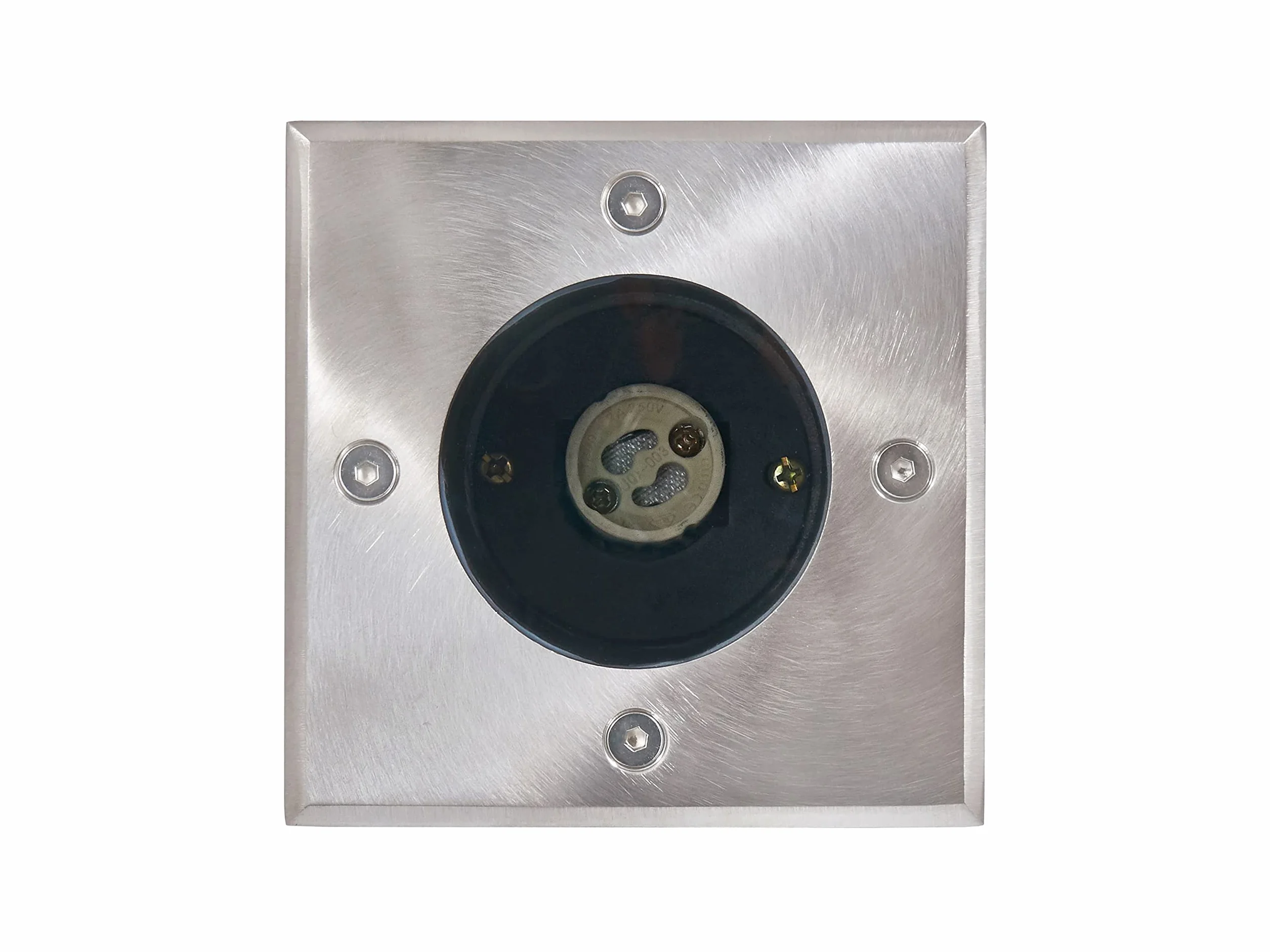 Toso Lampa Ogrodowa Oprawa Najazdowa GU10 LED Kwadrat Satyna IP65 35W
