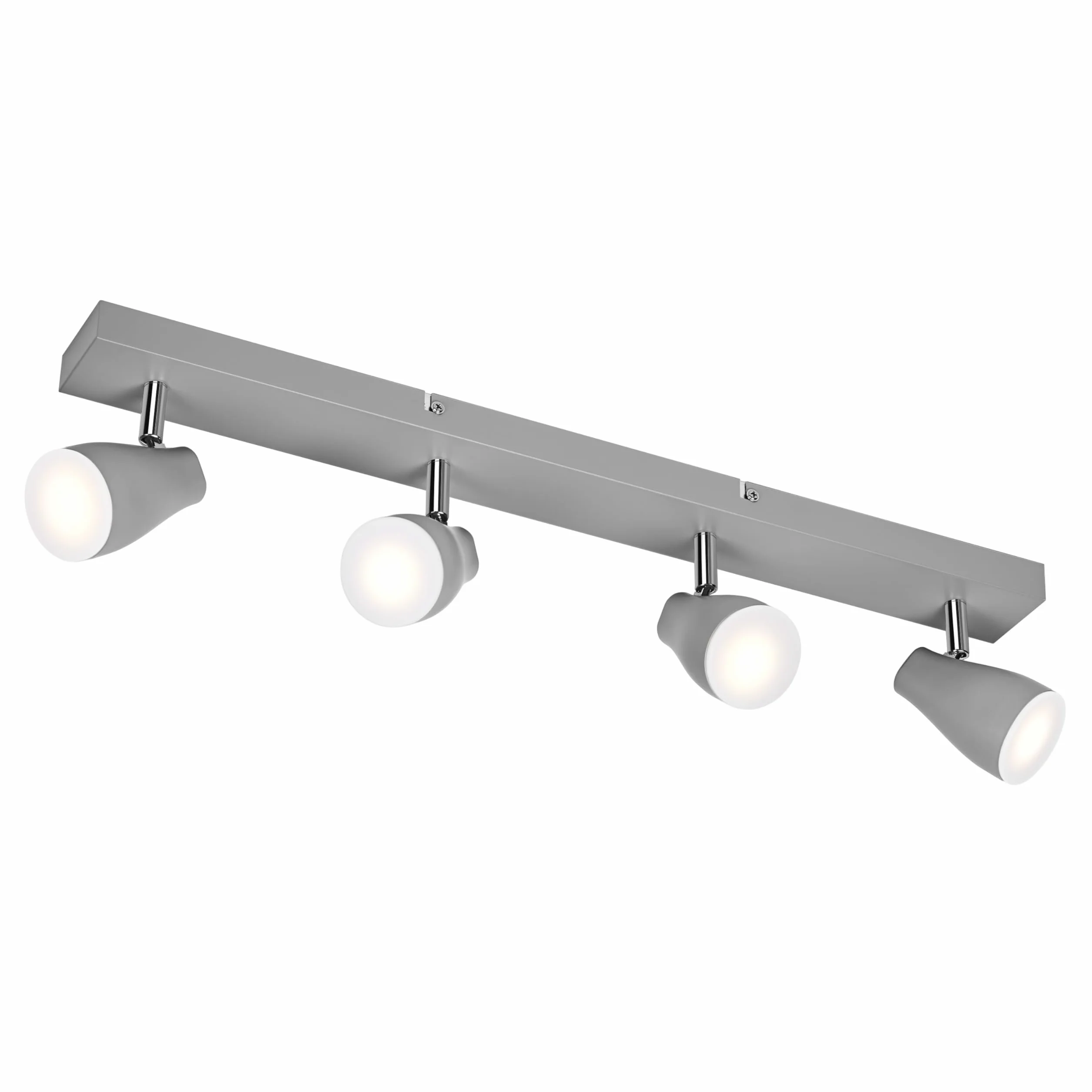 LEDVANCE LED Punktowe Plamki Gruszki 600 mm, Szary, 17.2 W, 840 LM, Oferuje Ukierunkowane Światło o Ciepłym Białym Jasnym Kolorze, z Elastycznymi Reflektorami Gu10, Klasa Ochrony Ip20, 2700K