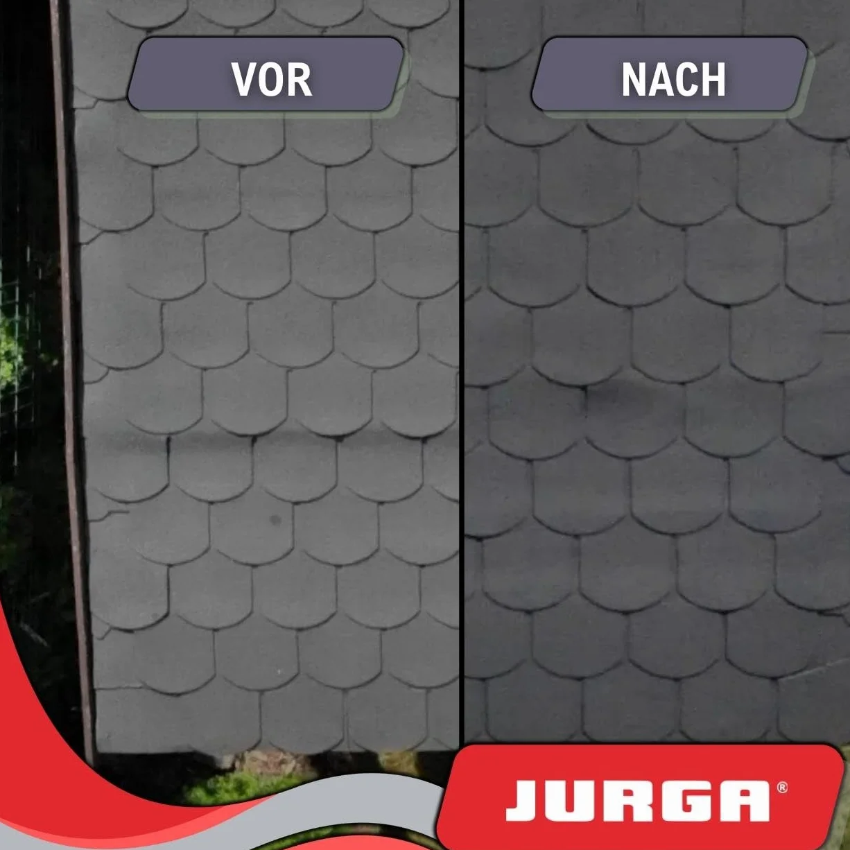 JURGA Farba Dachowa 2 w 1 Dekoracja i Ochrona 7 kg Szara 15,5 m² Odporna na UV