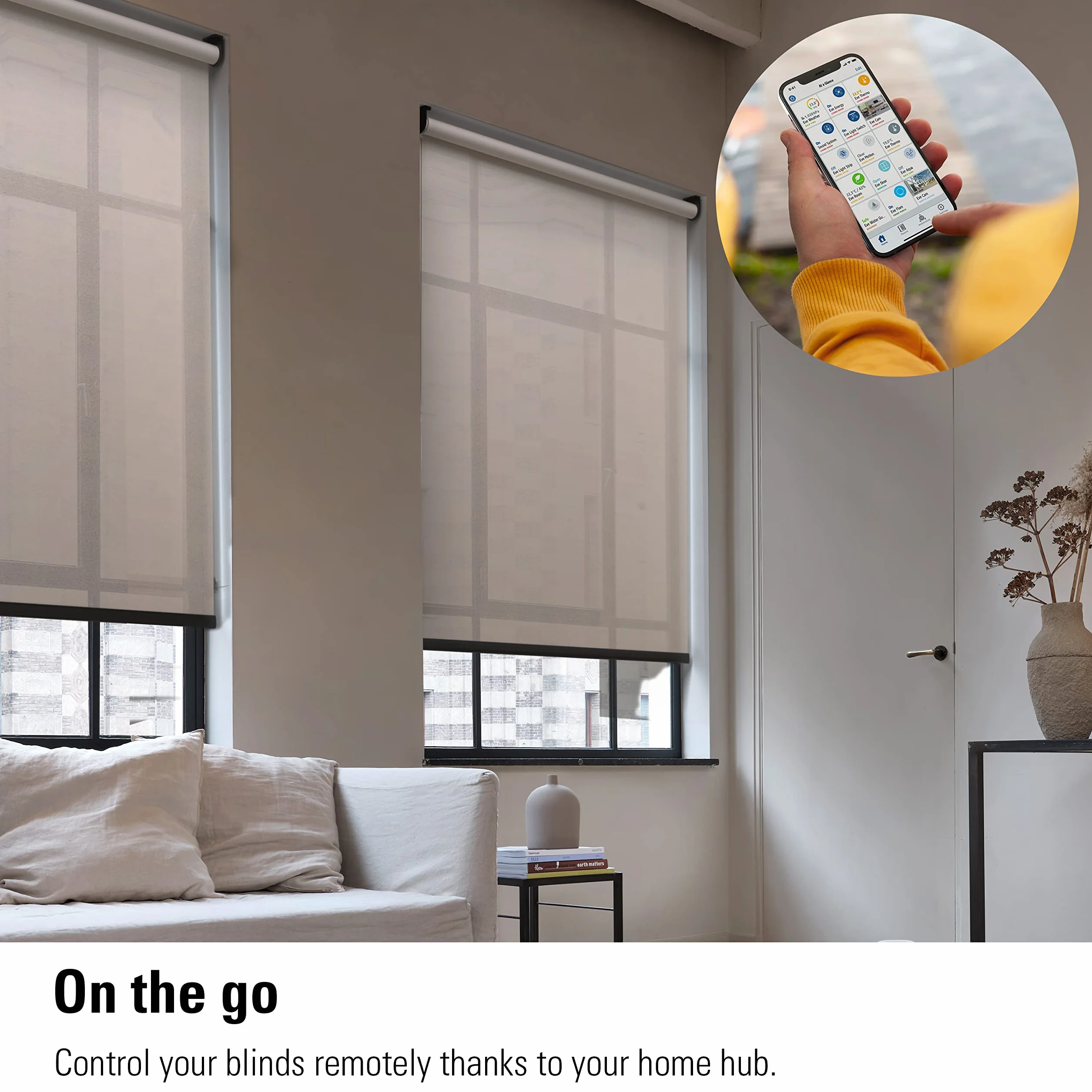 Eve Motion Blinds Silnik do Rolet Biały 7,49 x 77,5 x 77,5 cm 620 g