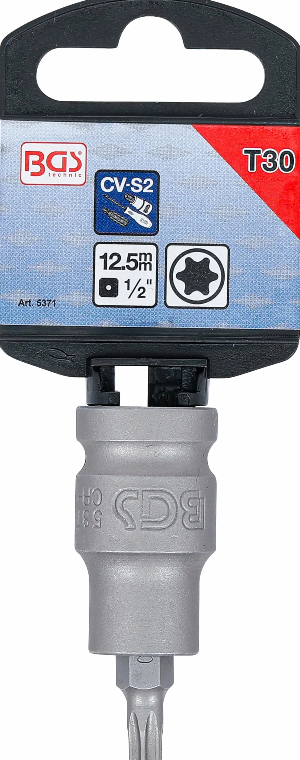 BGS 5371 Nasadka udarowa do bitów 55 mm 12,5 mm (1/2") T30