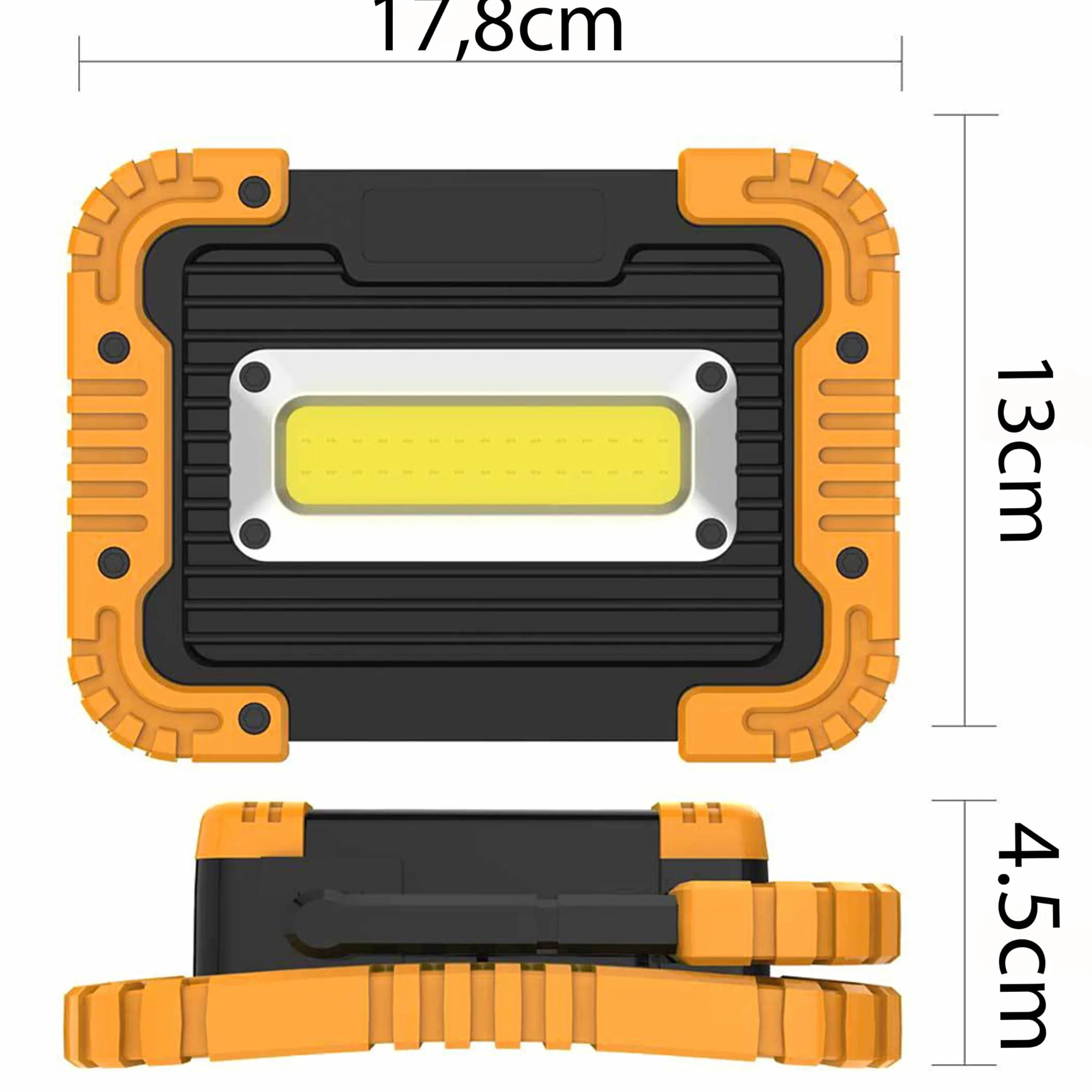 Retoo reflektor budowlany LED 30 W lampa robocza światło dzienne