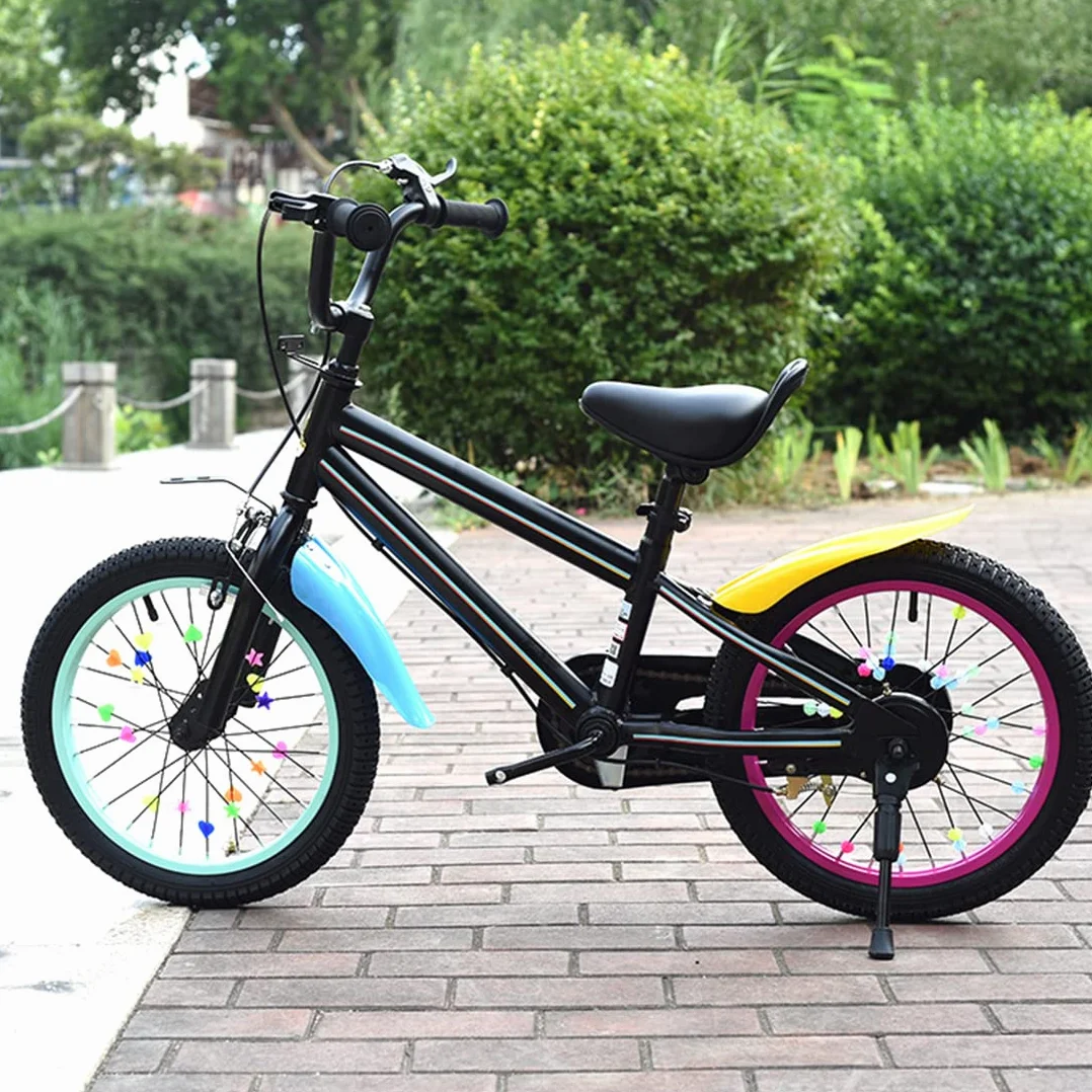 108 sztuk akcesoriów rowerowych dla dzieci, klipsy do szprych, klipsy do szprych rowerowych, dekoracja na szprychy rowerowe, prezent dla dziewcząt i chłopców