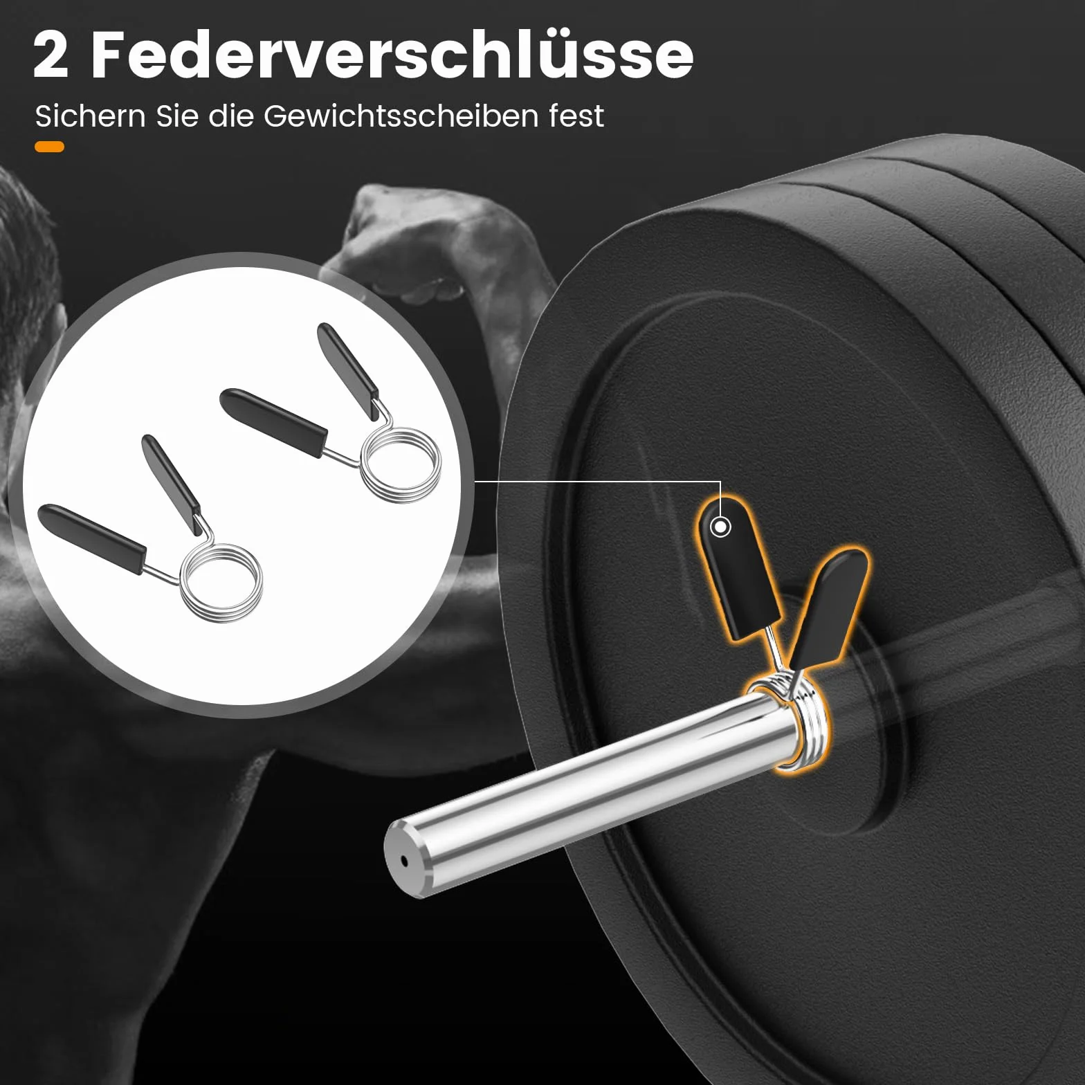 COSTWAY Trap Bar, sześciokątna sztanga hantlowa z 2 zamkami sprężynowymi, sztanga hex bar 25mm, obciążalność do 226kg, olimpijskie sztangi do przysiadów, martwego ciągu, unoszenia ramion