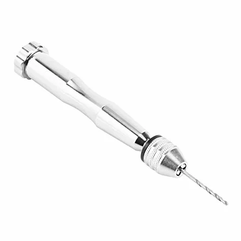 Estink Ręczne Wiertło Obrotowe Mini z 25-częściowym Zestawem Wierteł 0,5-3,0 mm Uchwyt 0,3-3,6 mm 12 cm