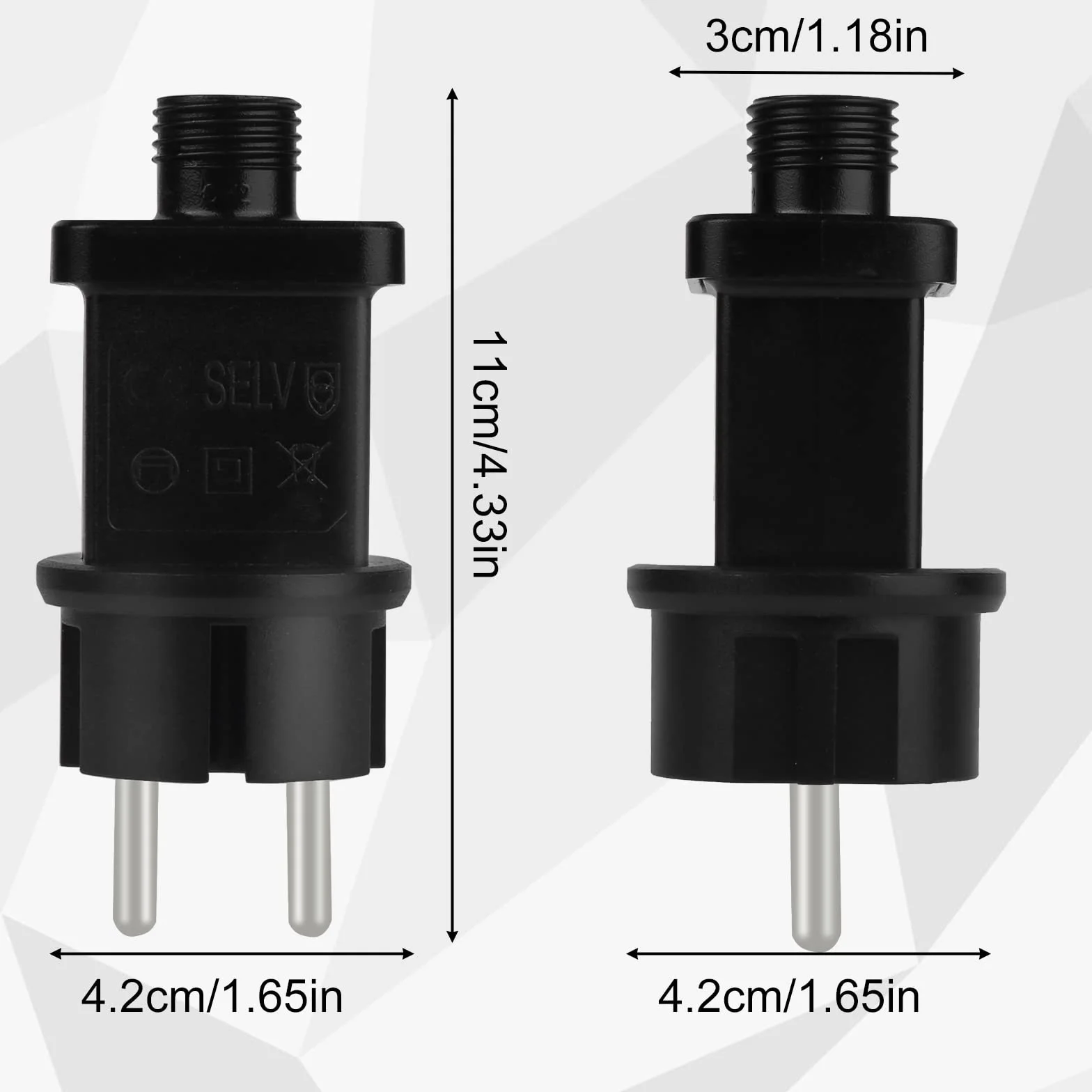 Zasilacz LED 31 V IP44 8 trybów pracy transformator do niskiego napięcia adapter oświetlenia bożonarodzeniowego
