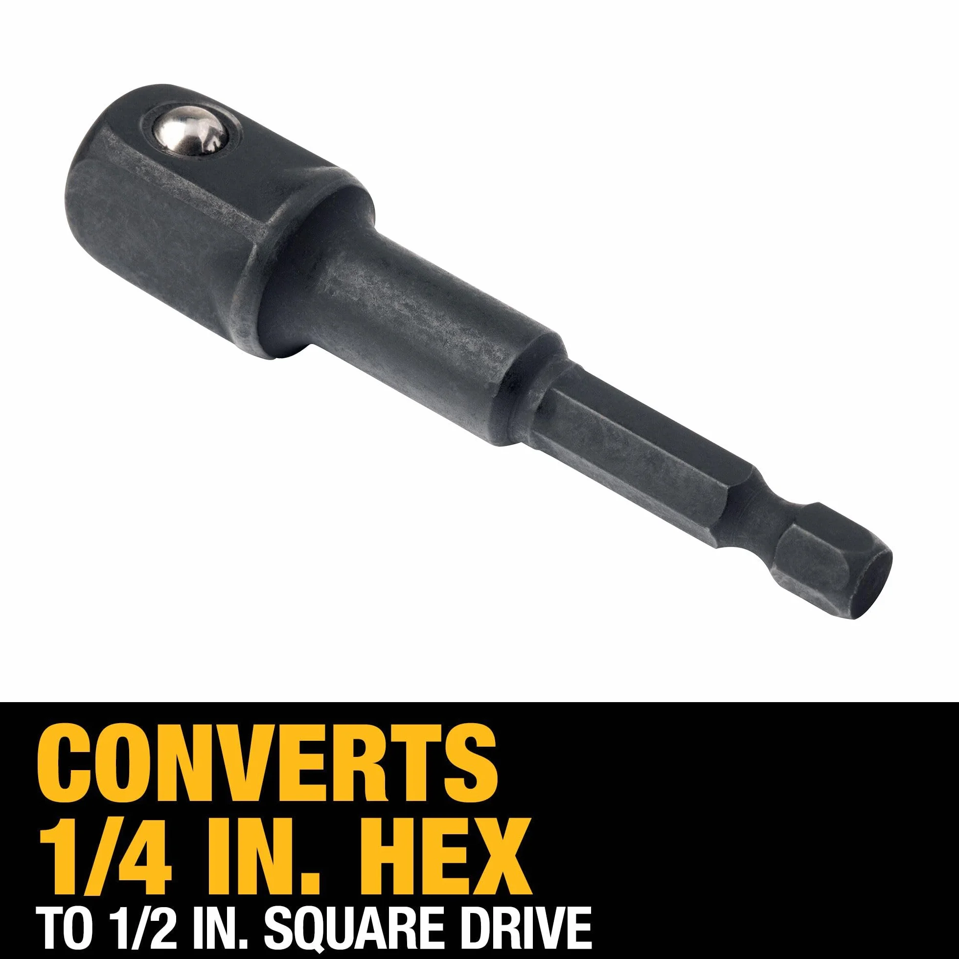 DEWALT DW2547Ir 1/4-calowy adapter z chwytem sześciokątnym do gniazda 1/2-calowego udarowego