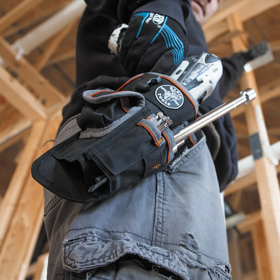 Klein Tools 5183 Tradesman Pro torba na wiertarkę czarna szara pomarańczowa