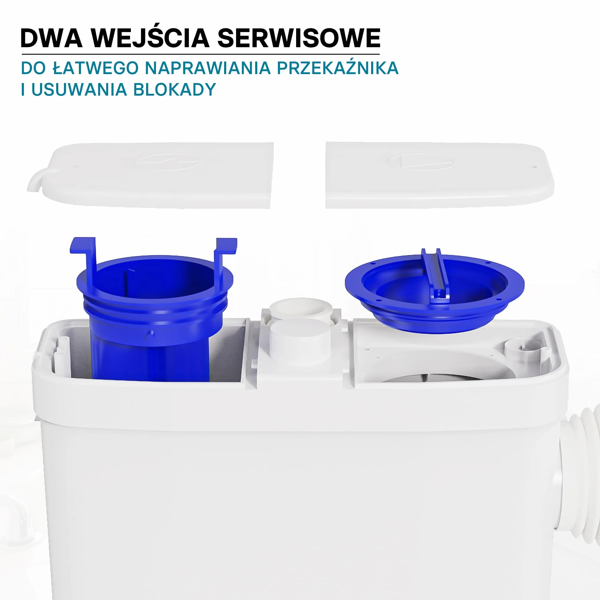 XPOtool Pomporozdrabniacz 3/1 450 W, 115 l/min, wysokość 7,5 m