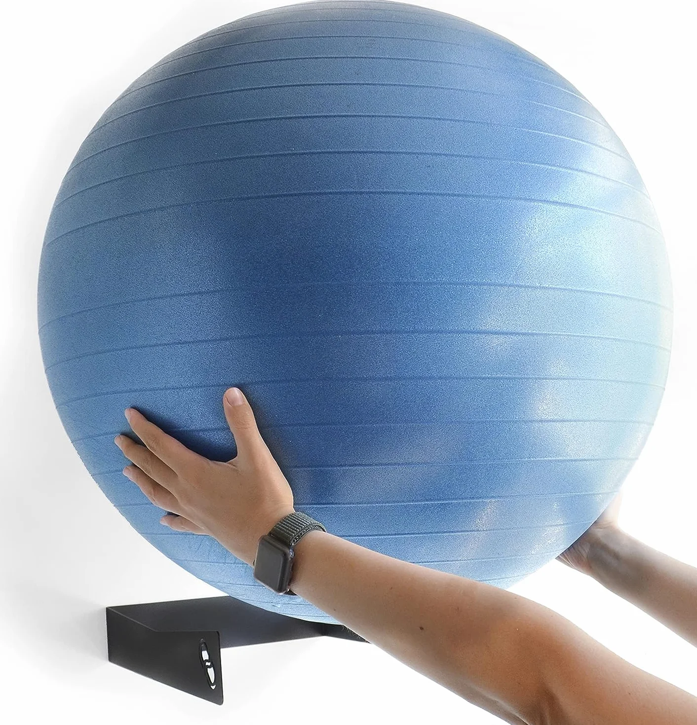 Uchwyt ścienny do pilatesu, jogi, fitnessu, równowagi, fizjoterapii i piłki ciążowej, 100% stal węglowa