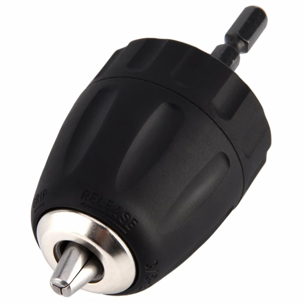 Adapter uchwytu wiertarskiego SDS 3/8-24UNF 0.8-10mm Zacisk bezkluczowy z chwytem sześciokątnym 1/4"