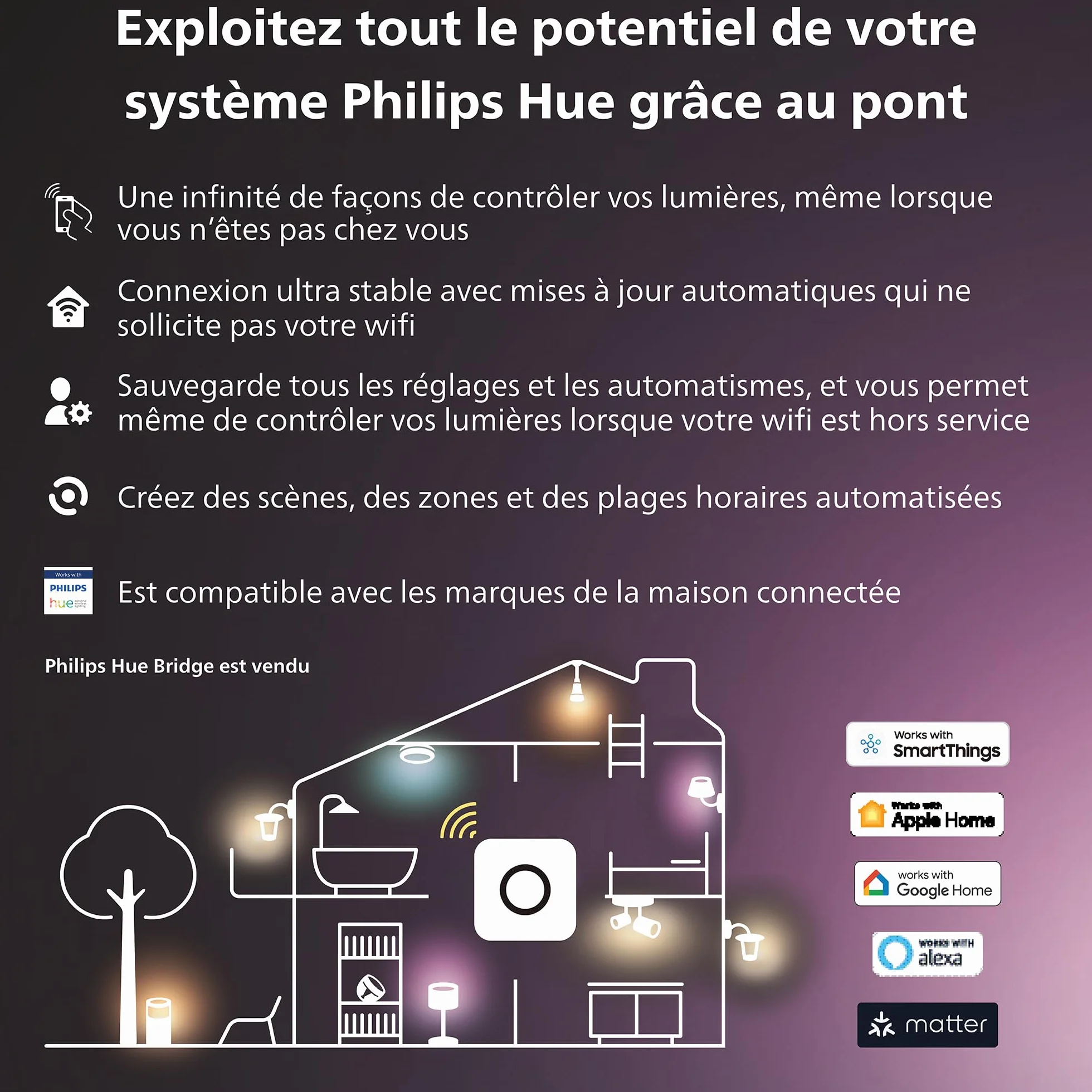 Philips Hue White and color ambiance Łazienkowa lampa sufitowa Xamento M (czarna), IP44, 16 mln kolorów, przyciemnianie, inteligentne oświetlenie