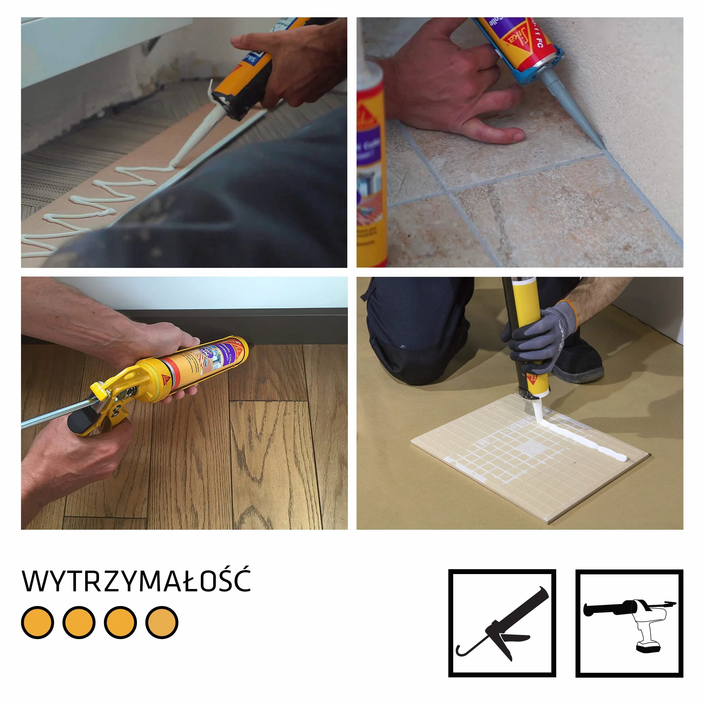 Sikaflex 11FC+ Klej poliuretanowy Grafitowy 300ml