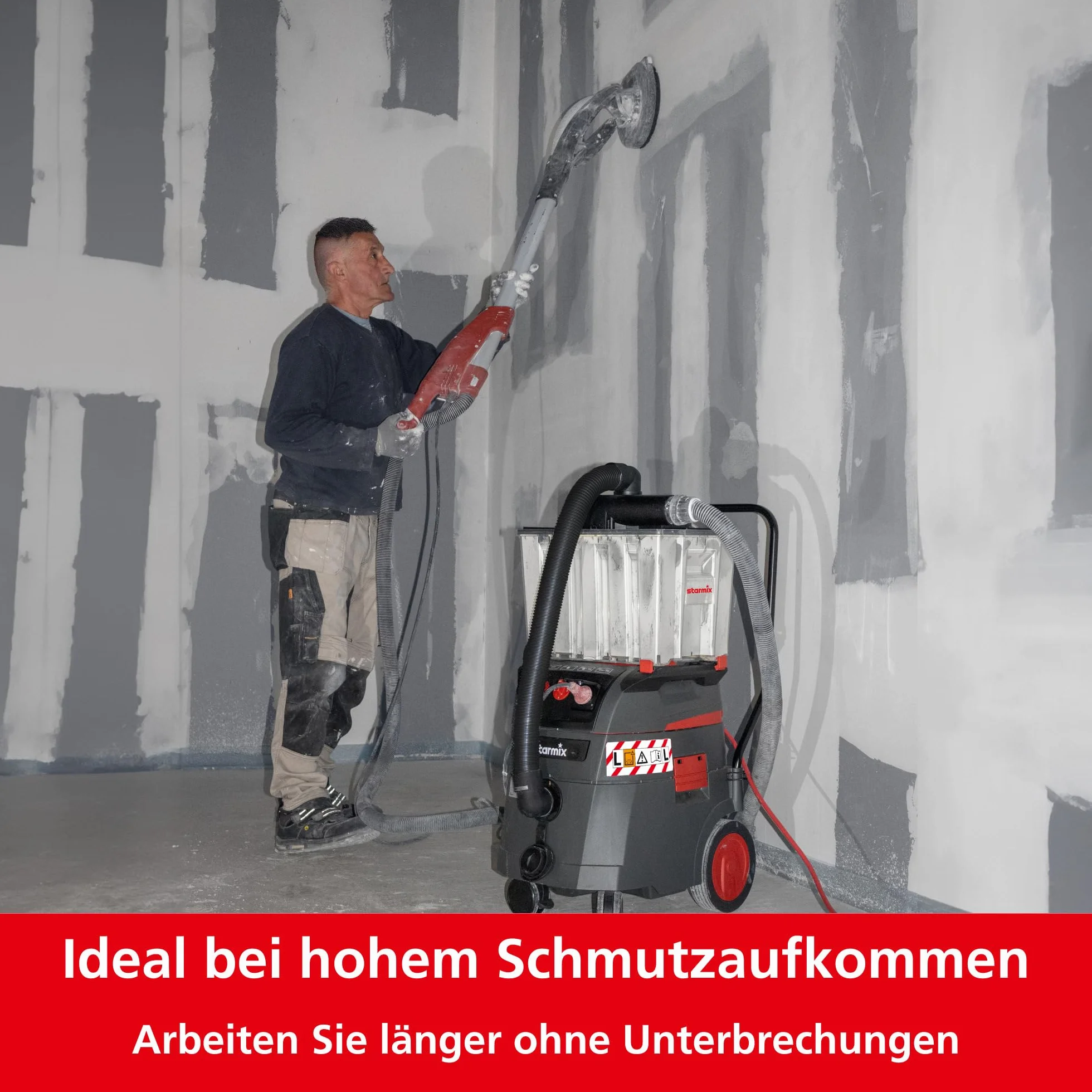 Starmix Separator wstępny Dustfixx – bez ograniczeń mocy ssania, separator cyklonowy 99% ochrony filtra