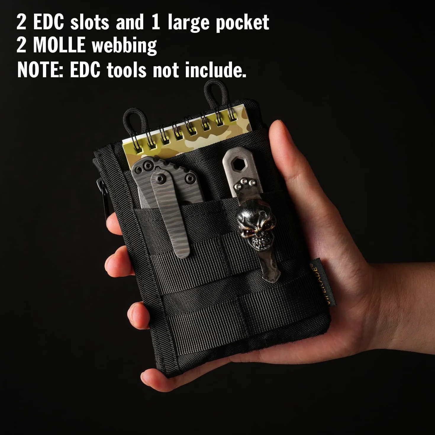 VIPERADE VE18 Mała torba EDC z 6 kieszeniami, organizer na narzędzia
