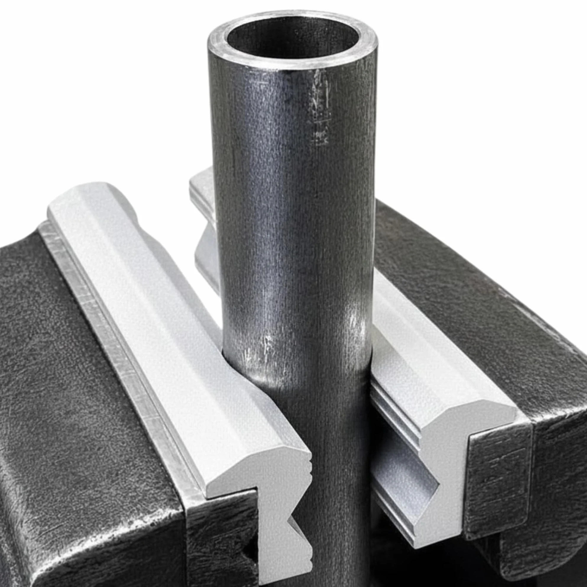 Imadło szczęki ochronne z aluminium, 2-częściowe z pryzmatami, 3 magnesy, 125 mm