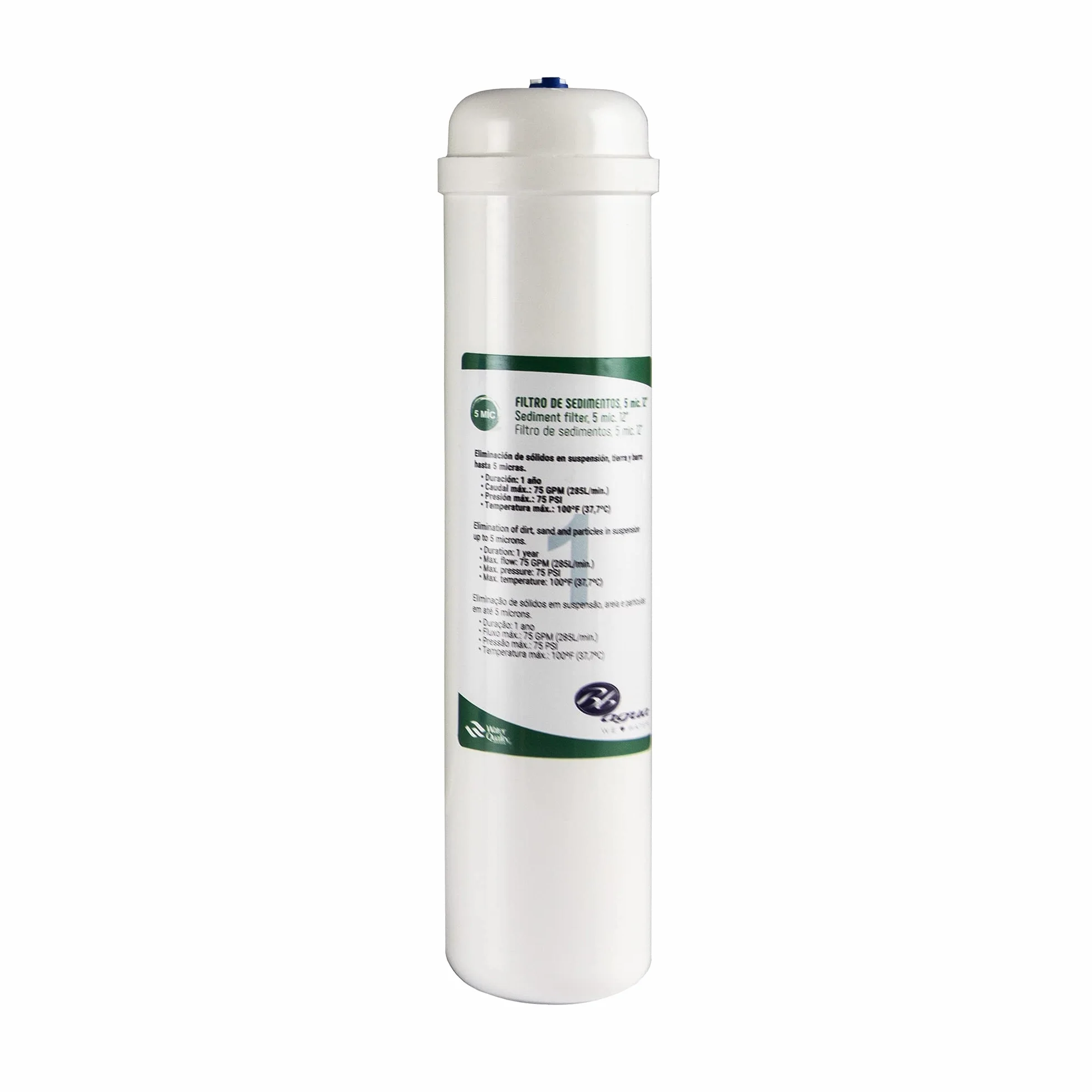 Bbagua Zestaw 4 filtrów Inline 12" do odwróconej osmozy