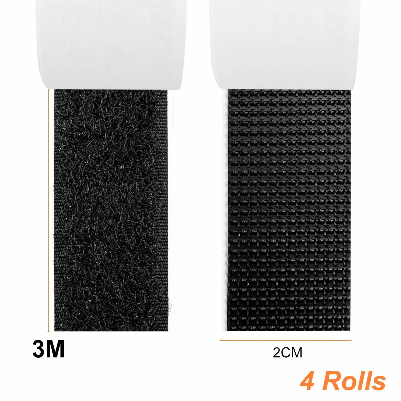 Samoprzylepna taśma na rzep 2cm x 3m