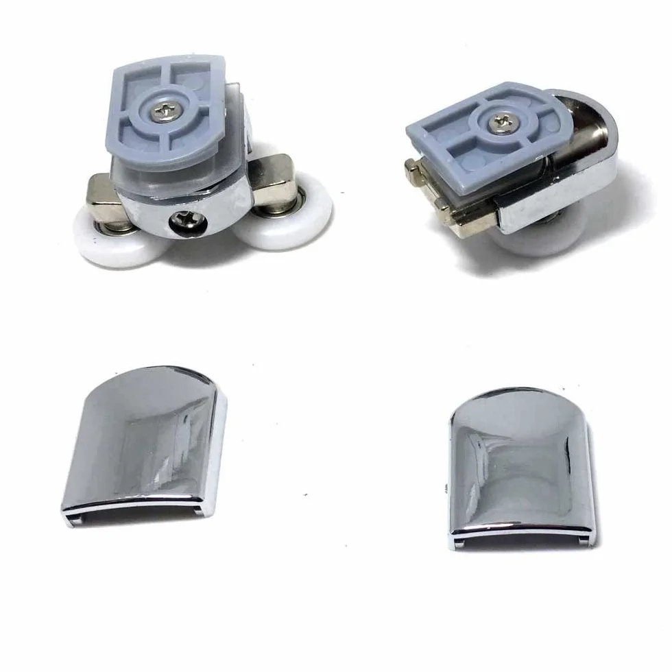 Zestaw 8 kółek do drzwi prysznicowych CY-908AB 20-27 mm ze stopu cynku