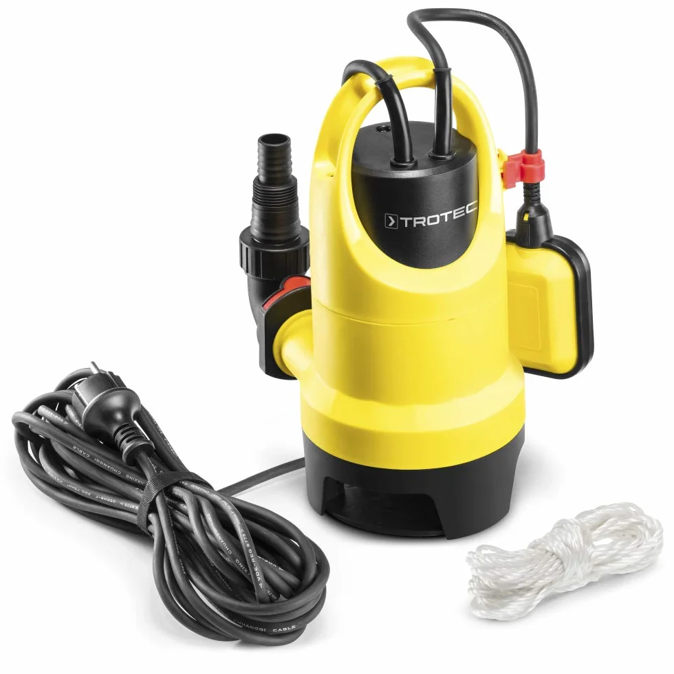 TROTEC Pompa zanurzeniowa TWP 4036 E – do brudnej wody, 7500 l/h, 400 W, 7 m, IPX8
