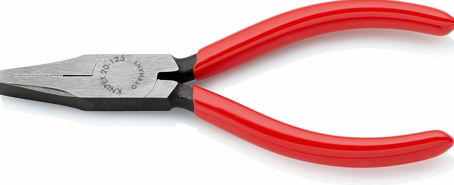 KNIPEX Szczypce płaskie z tworzywa sztucznego, powlekane 125 mm