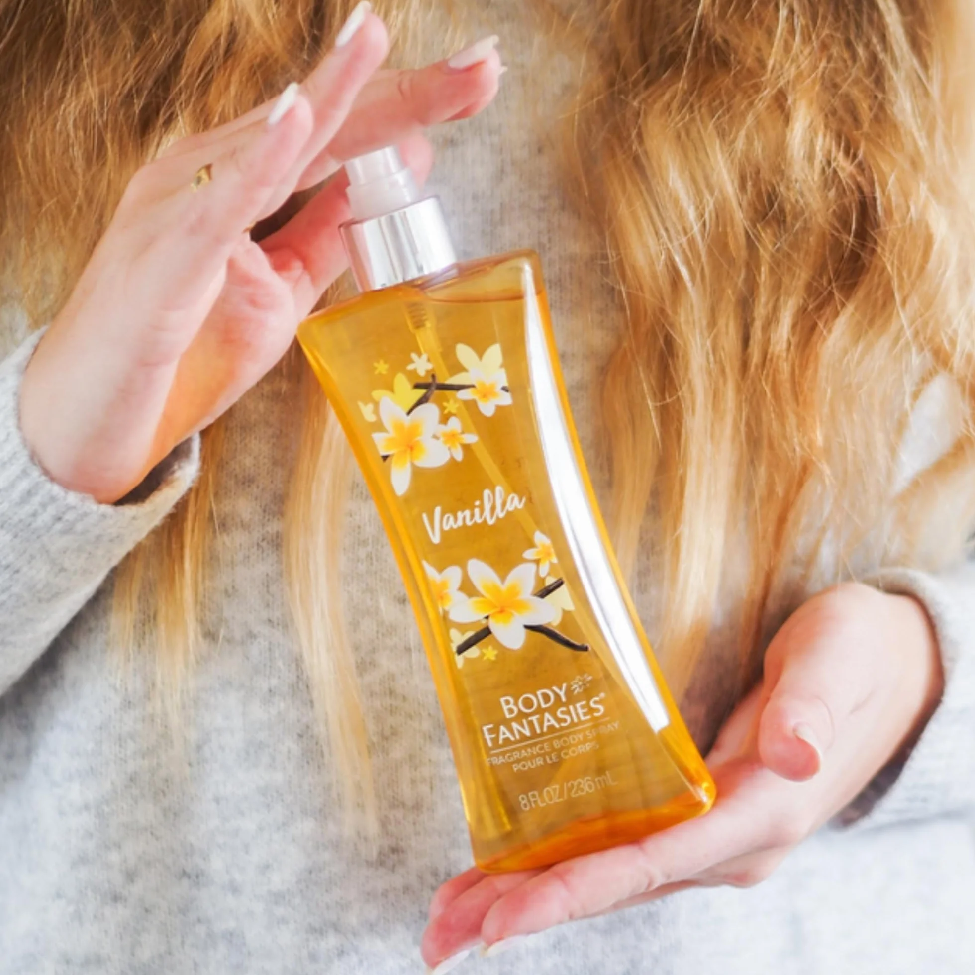 Body Fantasies Signature zapach waniliowy do ciała, 236 ml