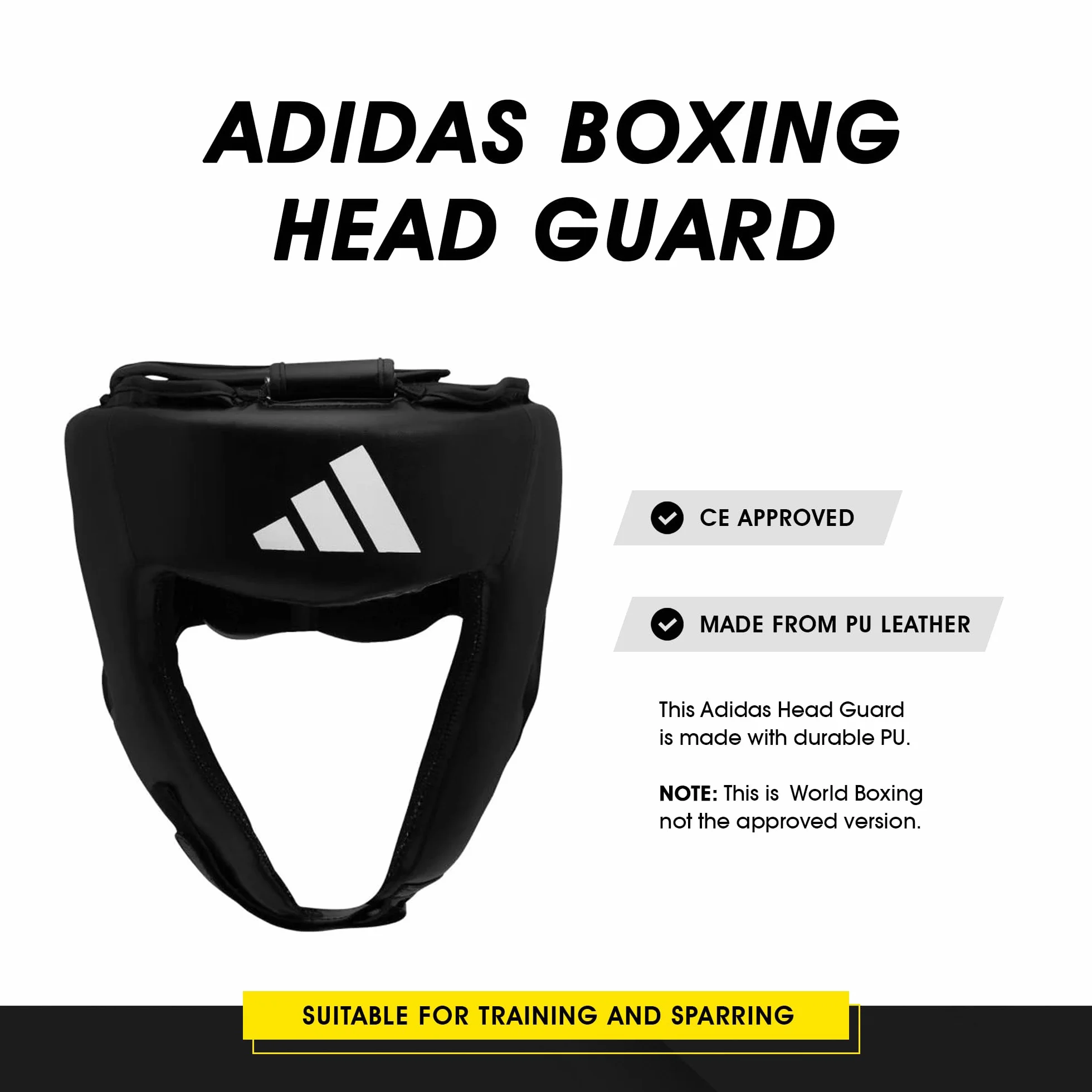 adidas Unisex – hybrydowa ochrona głowy 50 HG dla dorosłych, czarna, L
