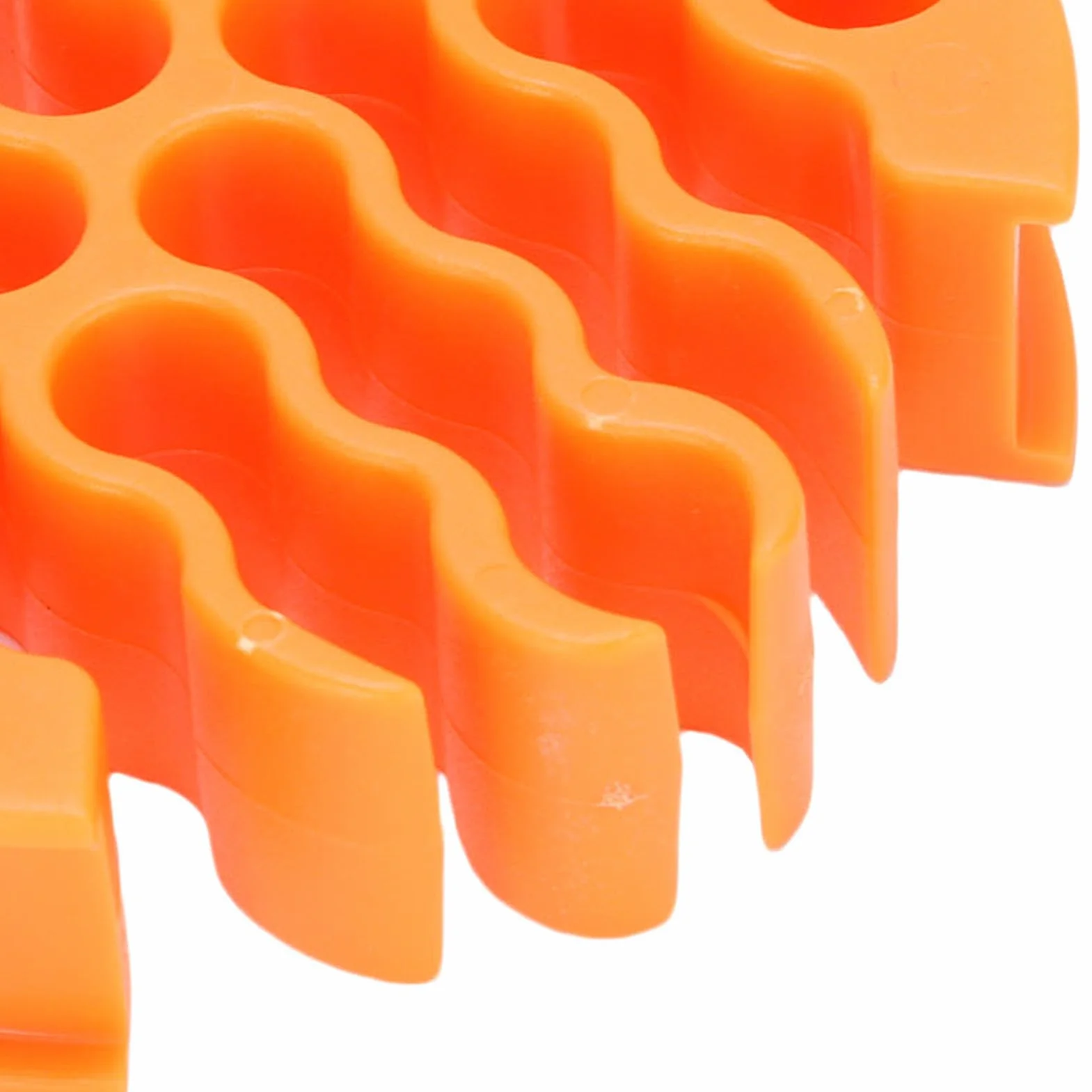 Przewodowe Grzebień do 30 Kabli Sieciowych, Narzędzie do Zarządzania Kablami 0,3 Cala, Organizer Przewodów (ORANGE)