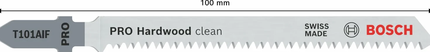 Bosch Brzeszczot do wyrzynarki T101AIF PRO Hardwood clean 100 mm