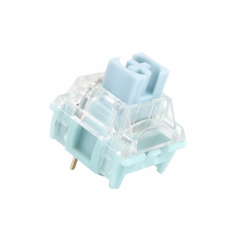 TTC Bluish White V2 Switch, Silent Tactile Pre-Lubed for Mechanical Keyboard 110PCS