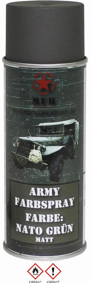 MFH Farbspray Army matowy 400 ml Nato zielony