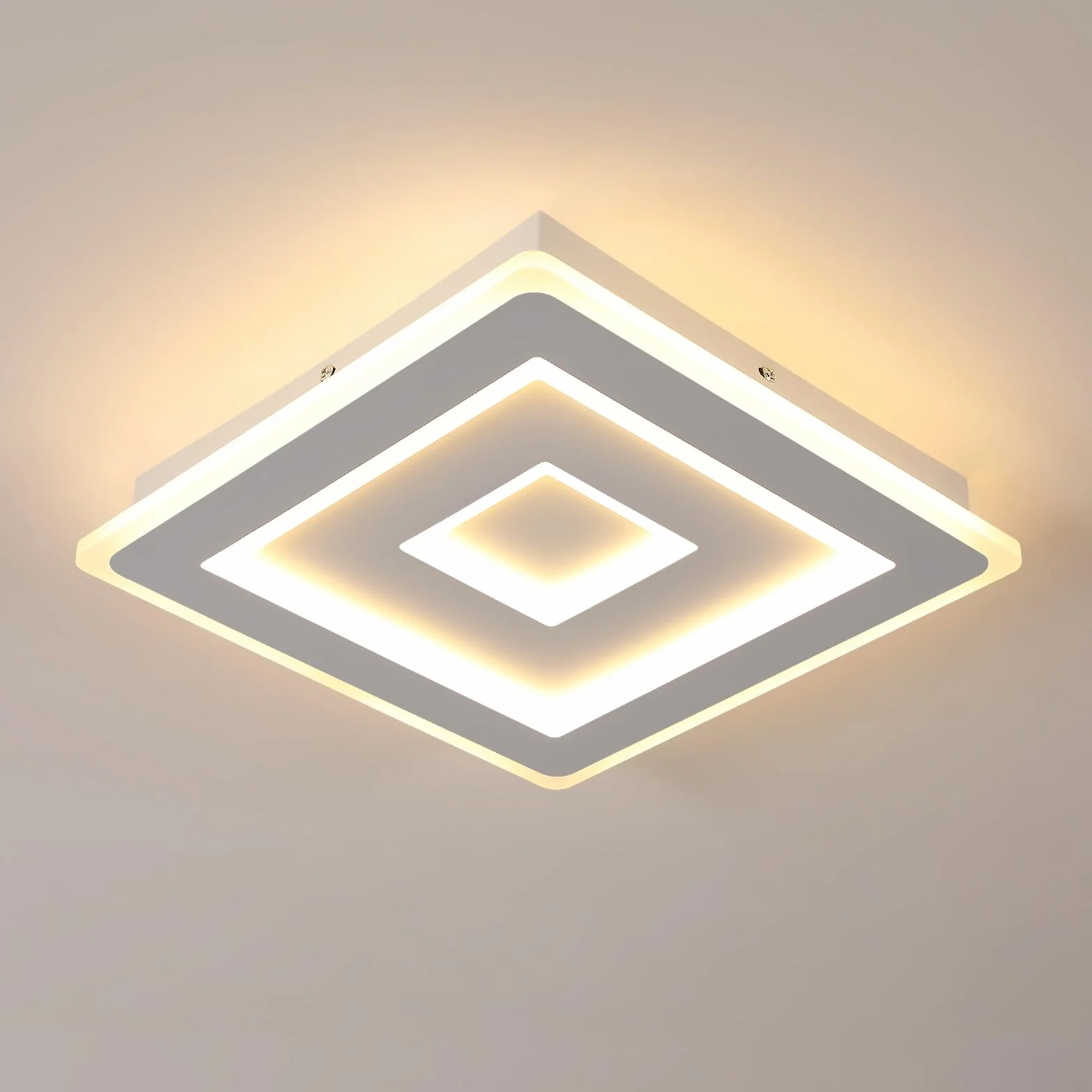 Comely Lampa Sufitowa LED 42W 4725LM 30cm 3000K Białe Akrylowe